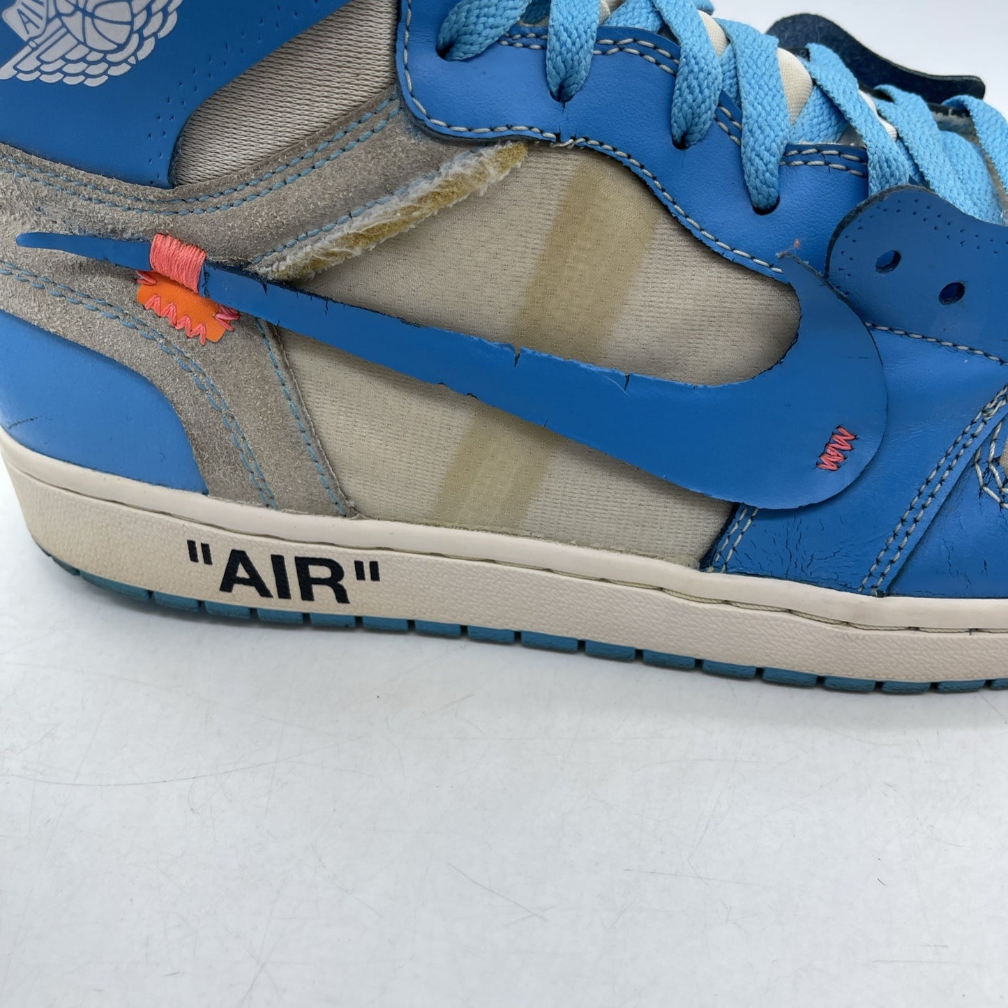 Size 12 - Jordan 1 Retro OG x Off-White High UNC Blue White Grey (AQ0818-148)