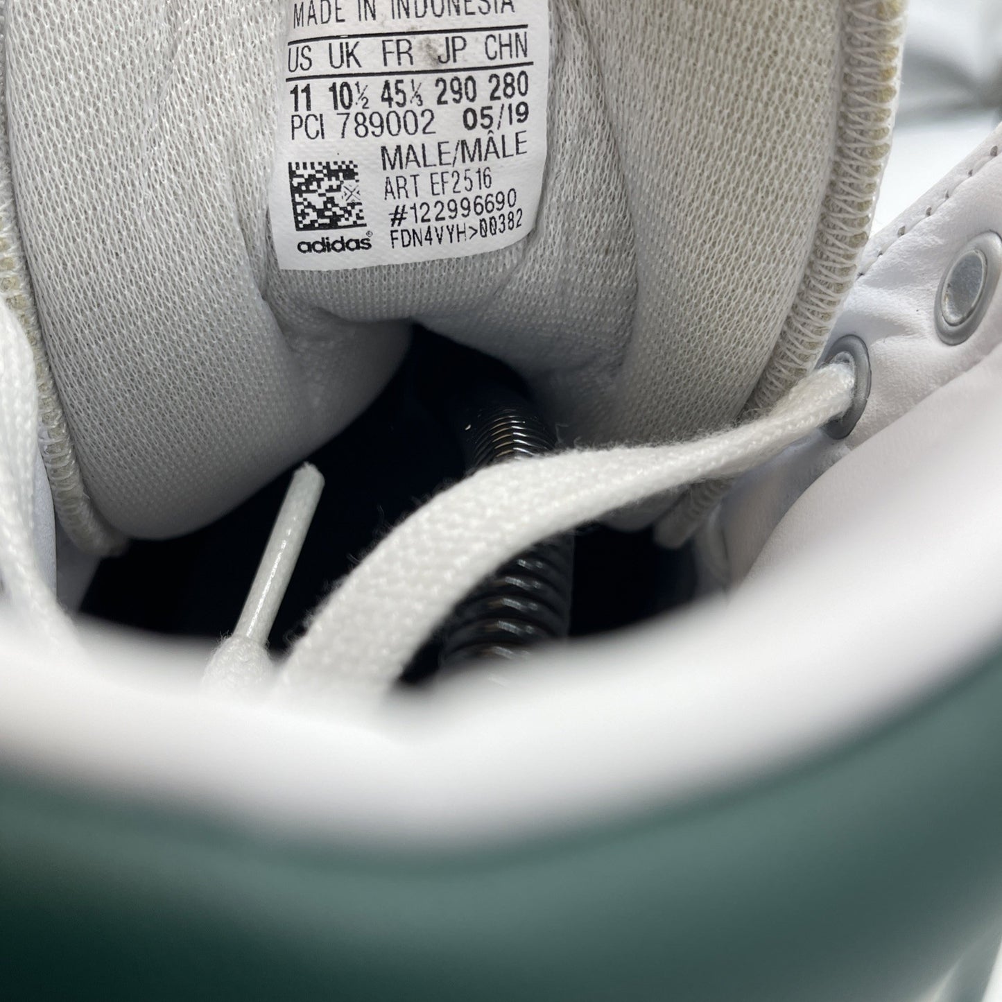 Size 11 - adidas Top Ten High Miami Hurricanes (EF2516)