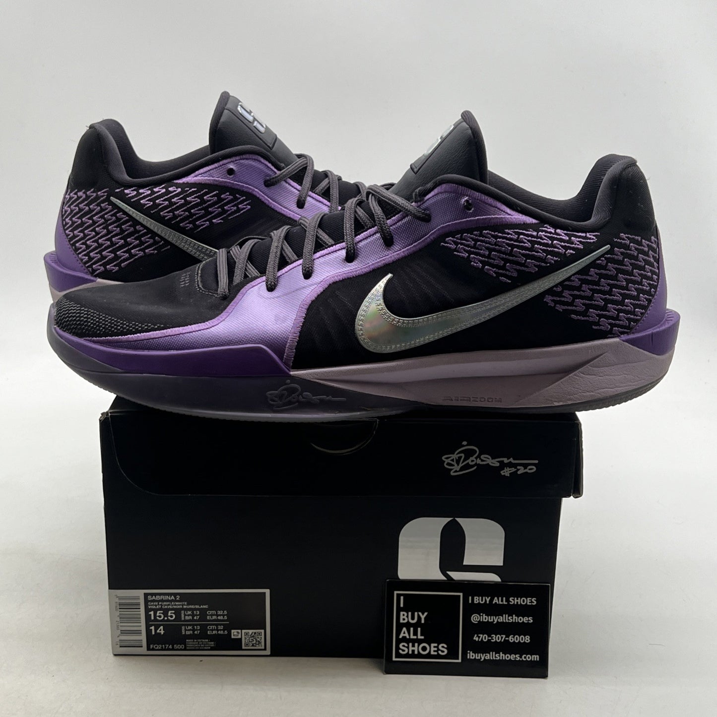 Size 15.5 - Nike Sabrina 2 Court Vision W (FQ2174-500)