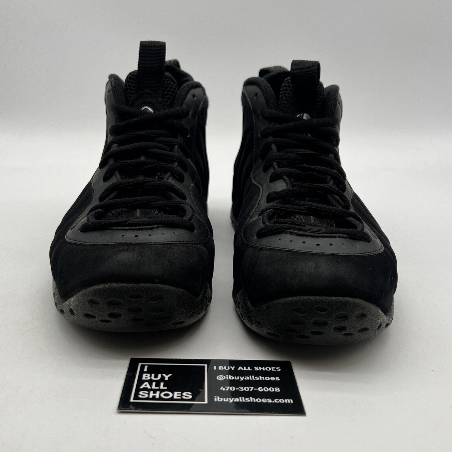 Size 11.5 - Nike Air Foamposite One Prm Triple Black (575420-006)
