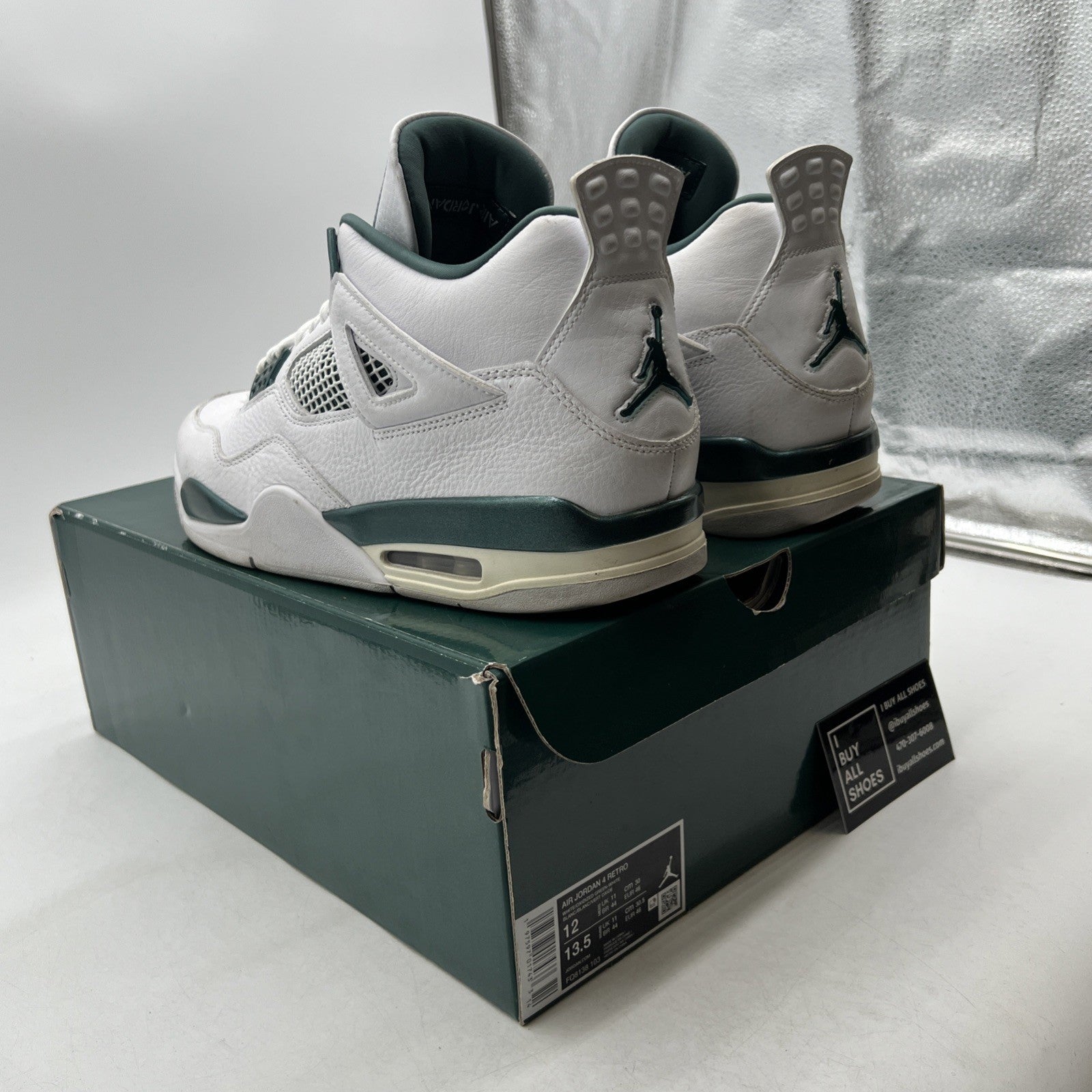 Size 12 - Air Jordan 4 Retro Oxidized Green (FQ8138-103)