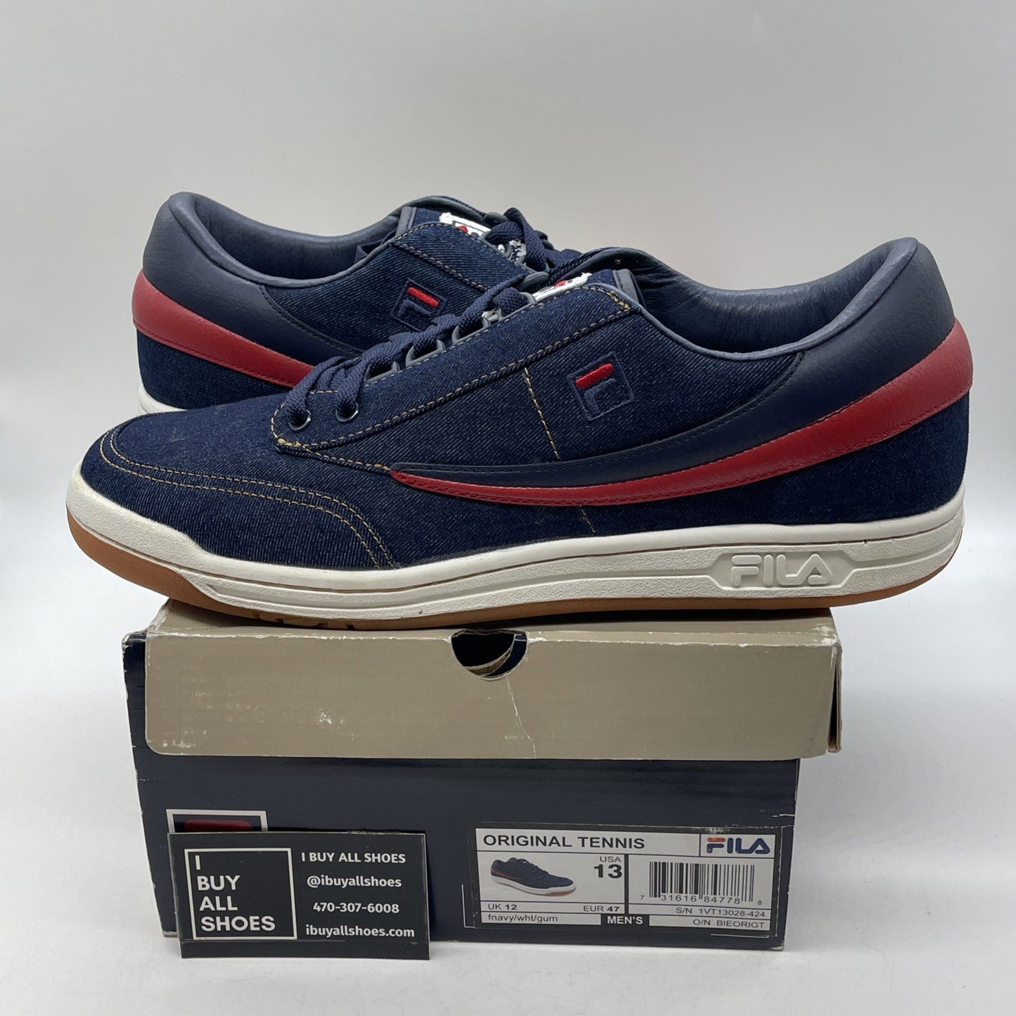 Size 13 - Fila X Mayor X FLuD Denim Sneaker OG Suede (1VT13028-424)