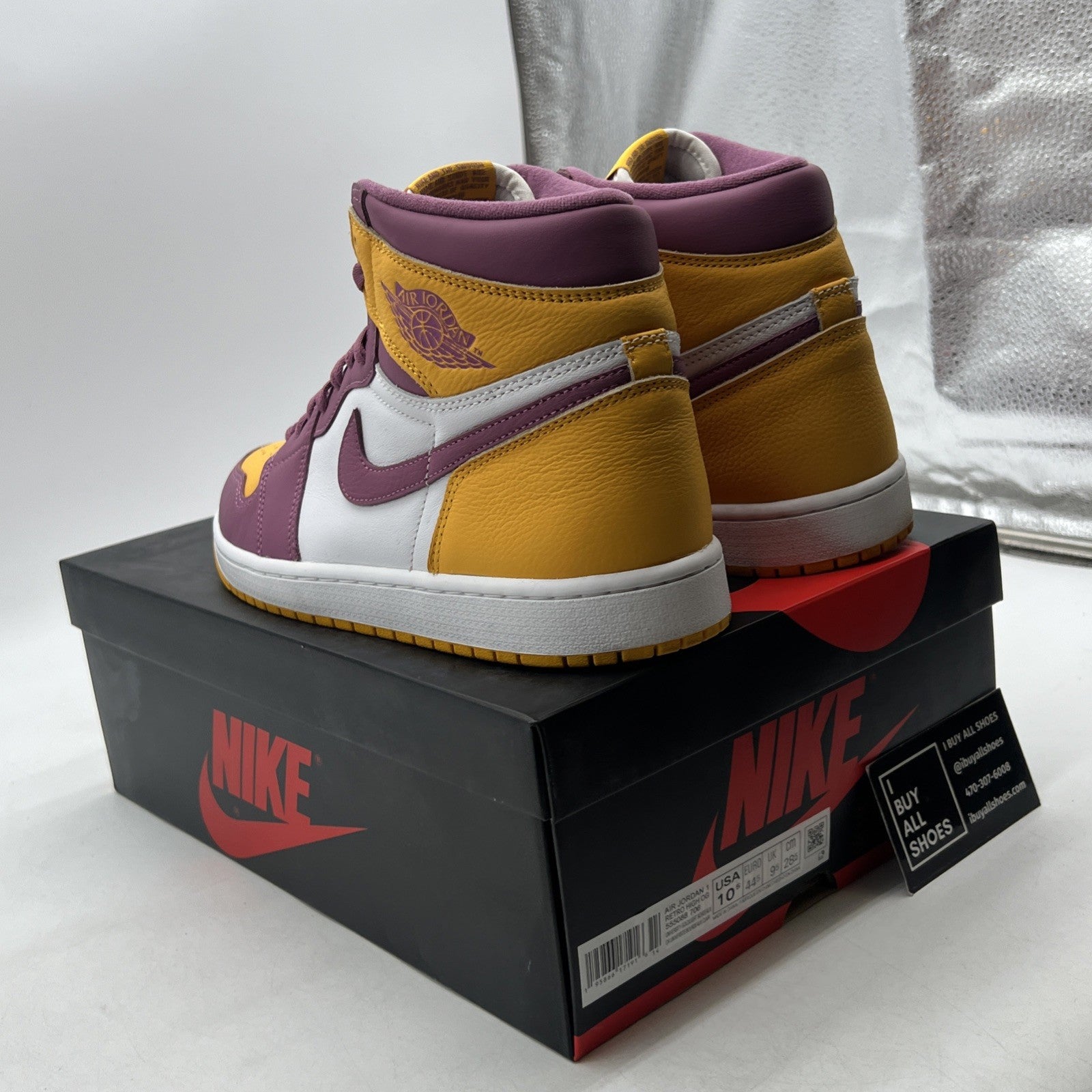 Size 10.5 - Air Jordan 1 Retro High OG Brotherhood 2022 (555088-706)