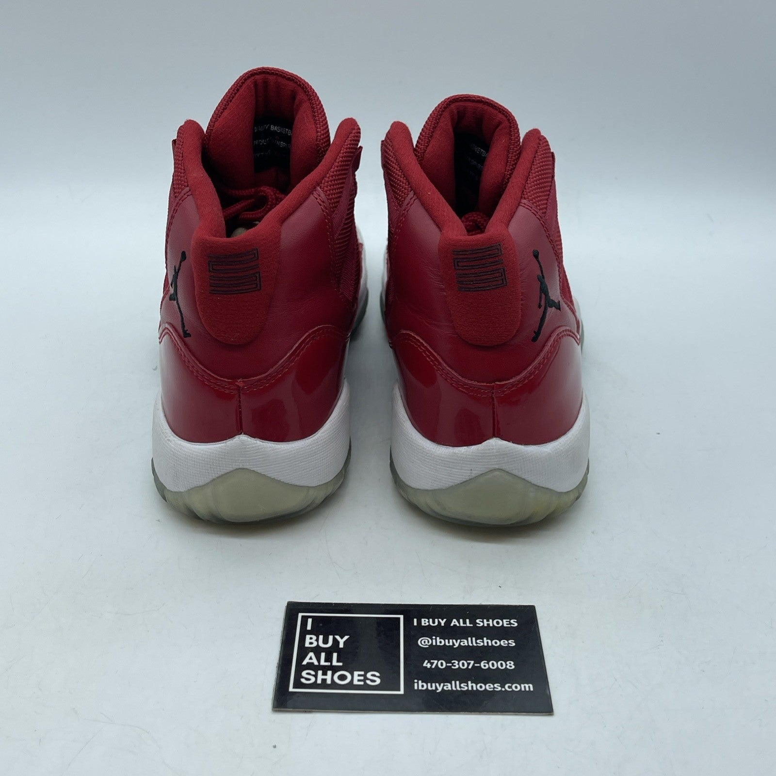 Size 6Y(GS) - Jordan 11 Retro High Win Like '96 Red Suede Leather (378038-623)