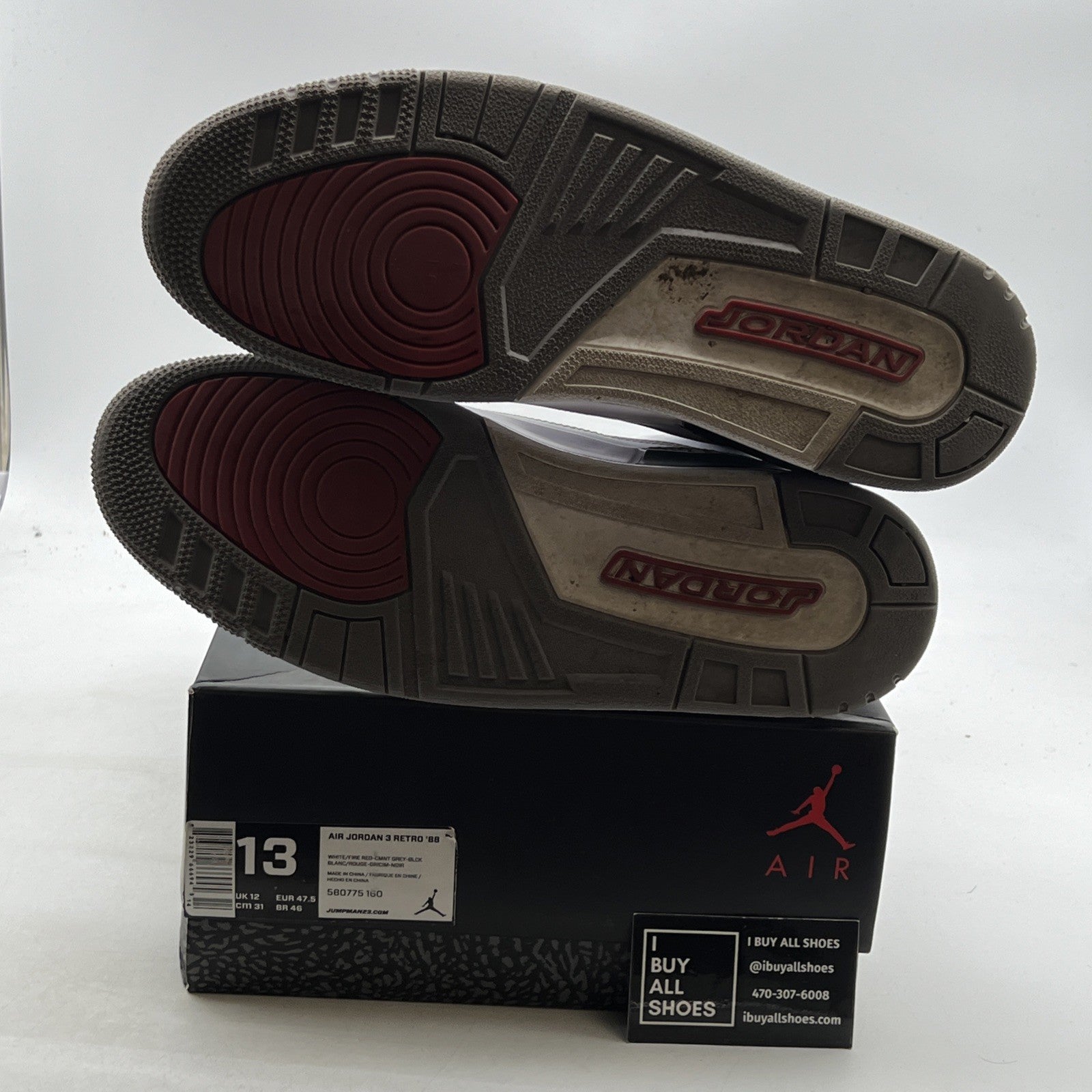 Size 13 - Air Jordan 3 88 2013 (580775-160)