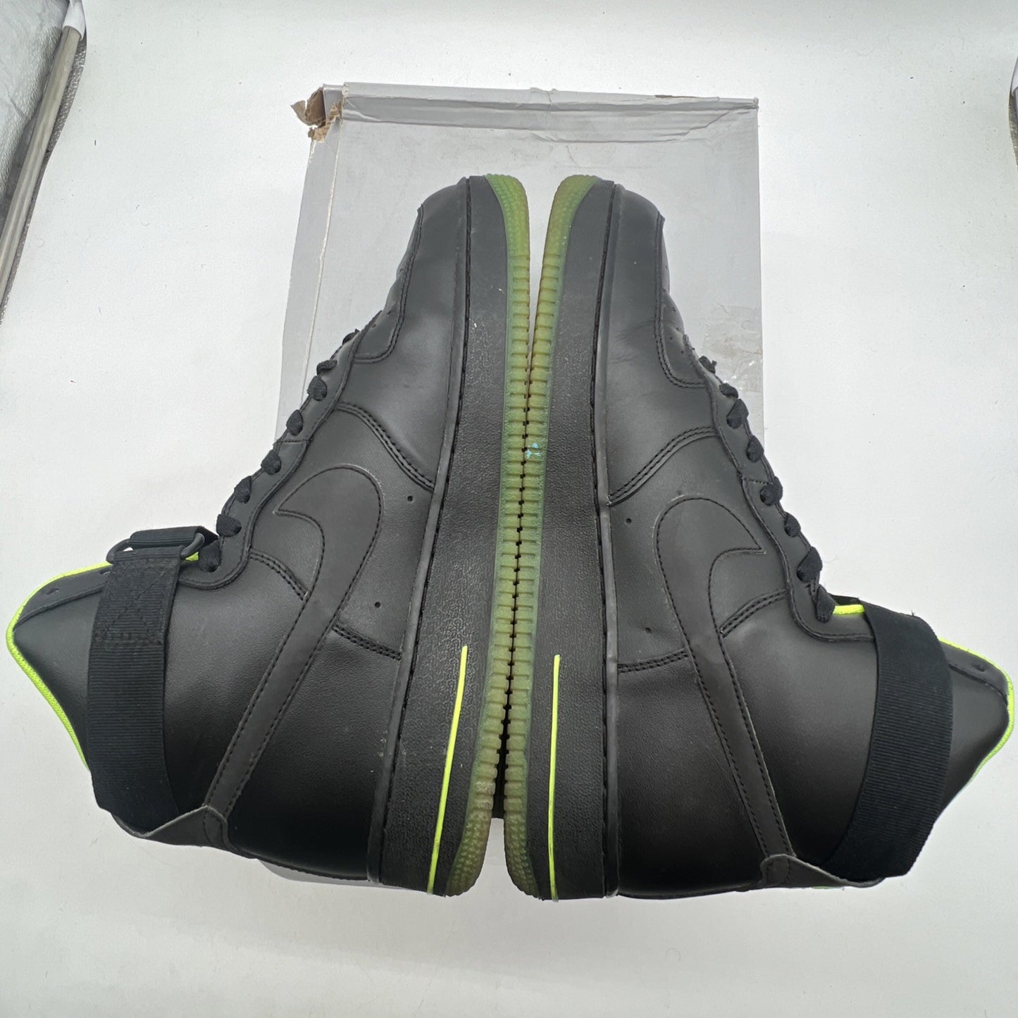 Size 11 - Nike Air Force 1 High Black Volt (315121-013)