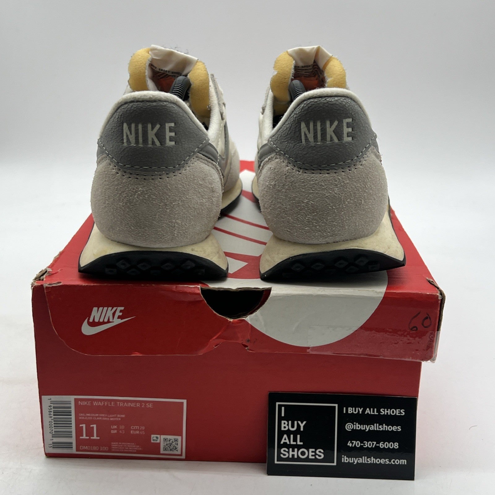 Size 11 - Nike Waffle Trainer 2 SE Sail Light Bone (DM0180-100)