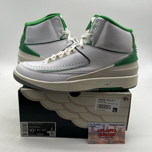 Size 10.5 - Jordan 2 Retro Lucky Green (DR8884-103)