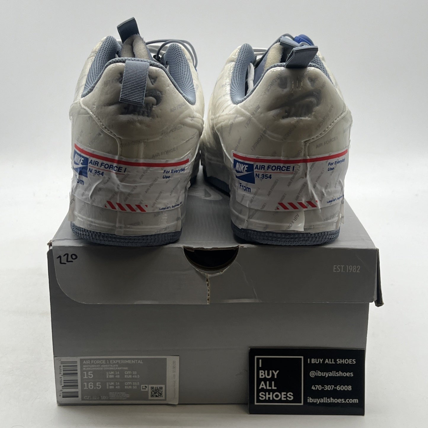 Size 15 - Nike USPS x Air Force 1 Experimental Low Postal Service (CZ1528-100)