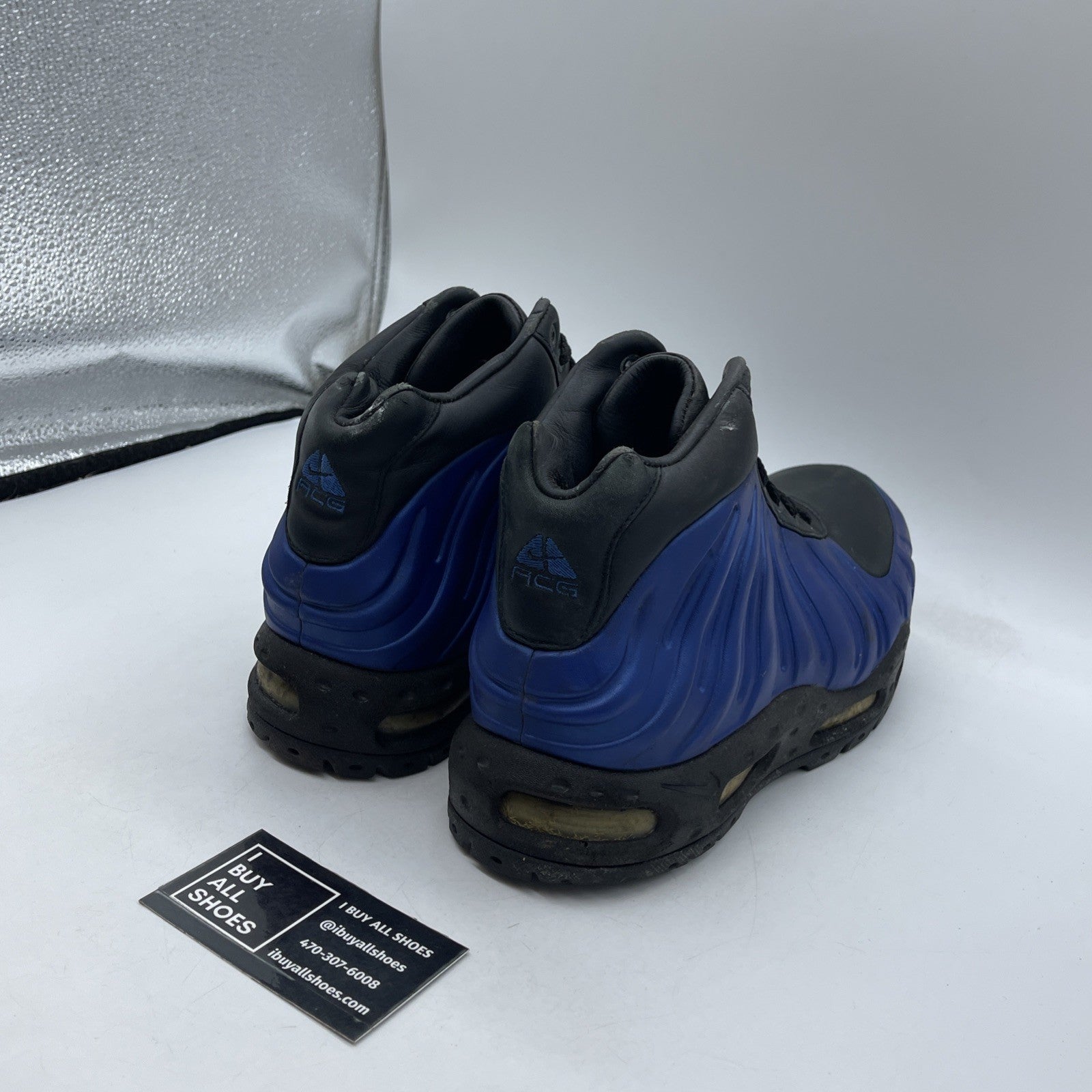 Size 7.5 - Nike Foamposite Blue (333791-502)