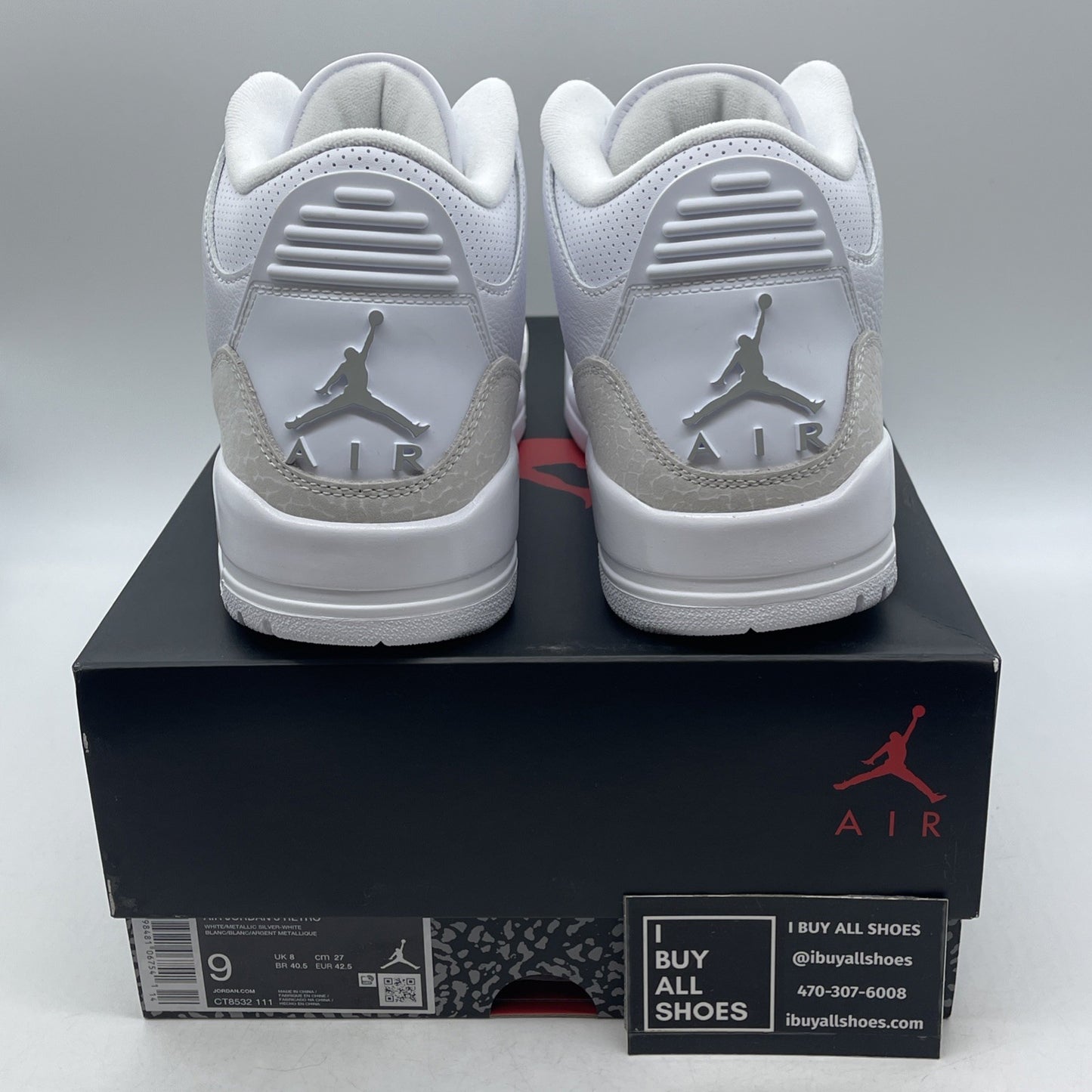 Size 9 - Air Jordan 3 Retro 2025 Pure Money (CT8532-111)