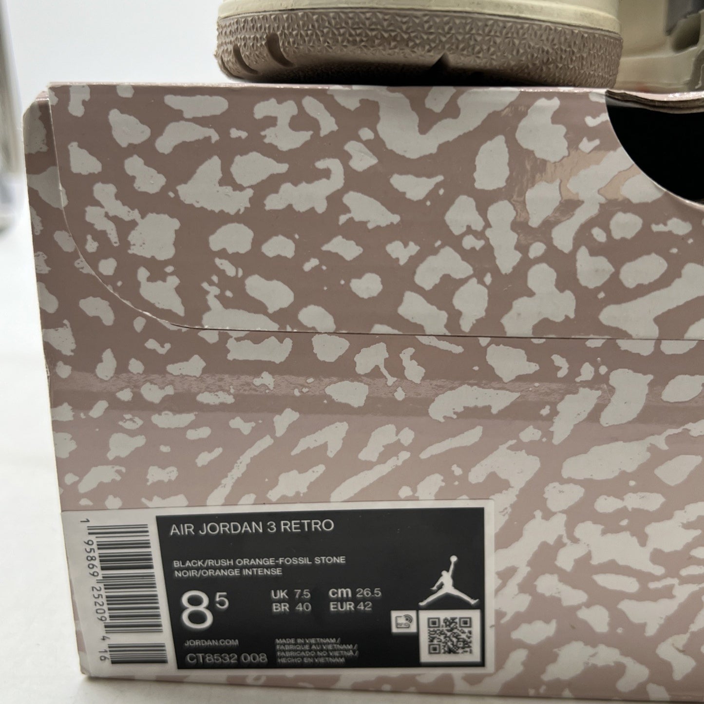 Size 8.5 - Air Jordan 3 Retro Mid Desert Elephant (CT8532-008)