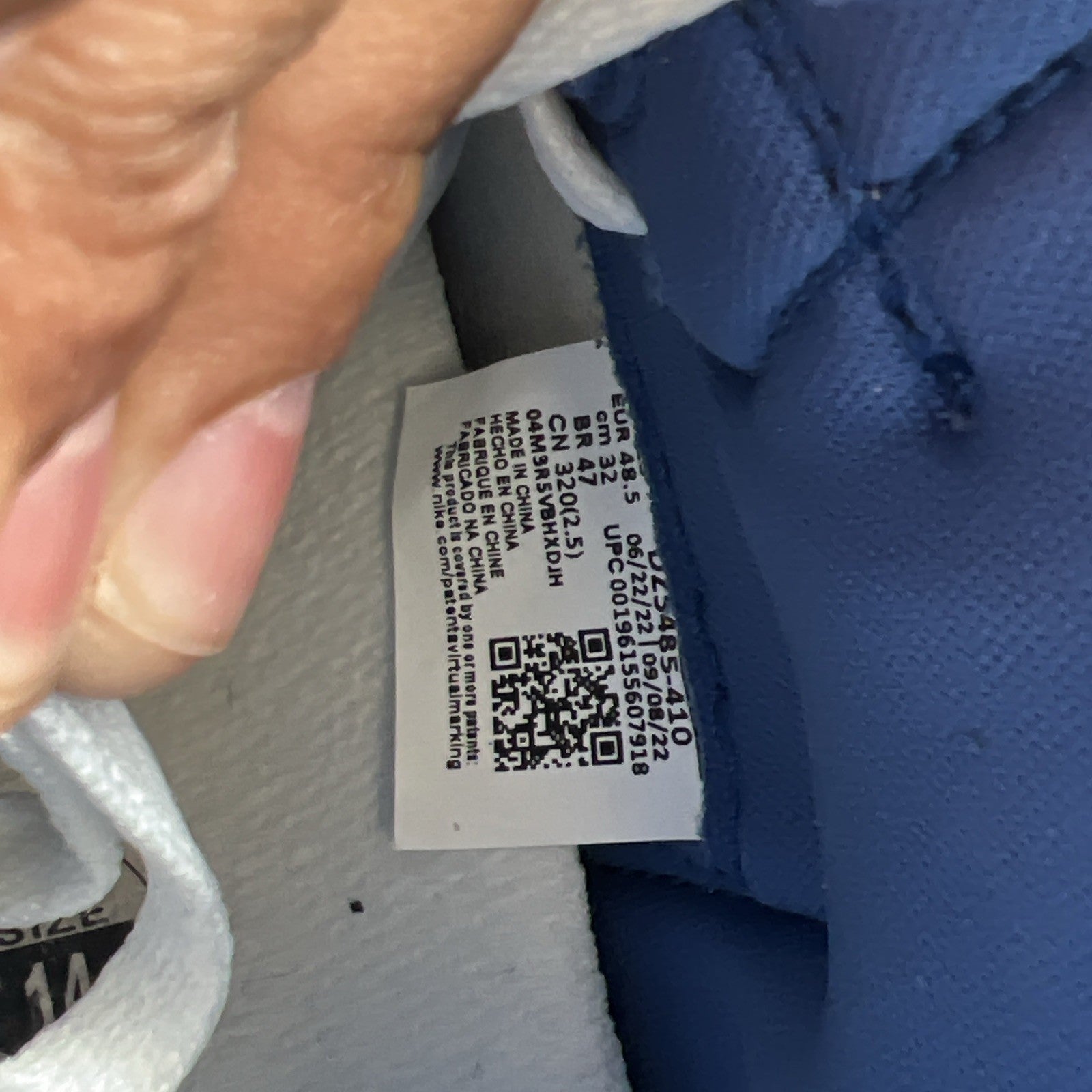 Size 14 - Air Jordan 1 Retro OG High True Blue (DZ5485-410)