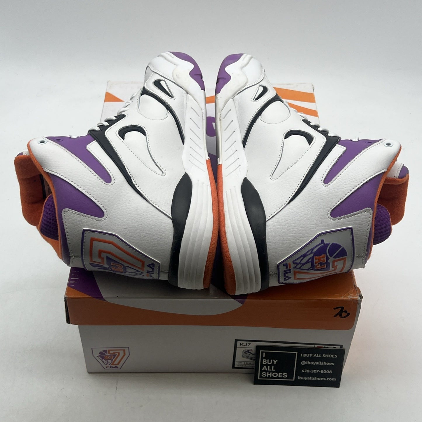 Size 11.5 - FILA- Kevin Johnson KJ7 - Men's - Orange (1VB0079-184)
