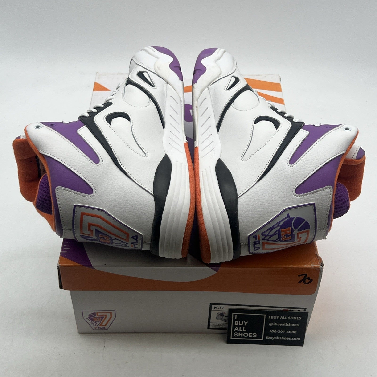 Size 11.5 - FILA- Kevin Johnson KJ7 - Men's - Orange (1VB0079-184)
