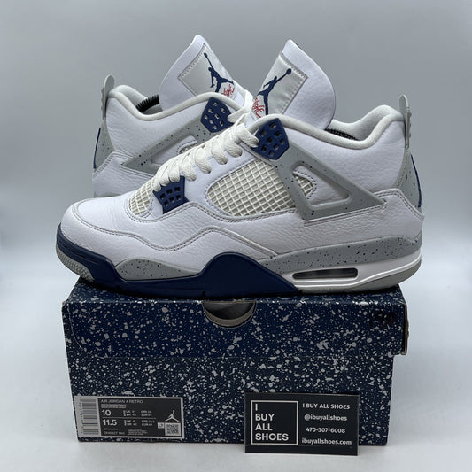 Size 10 - Air Jordan 4 Retro Mid Midnight Navy (DH6927-140)