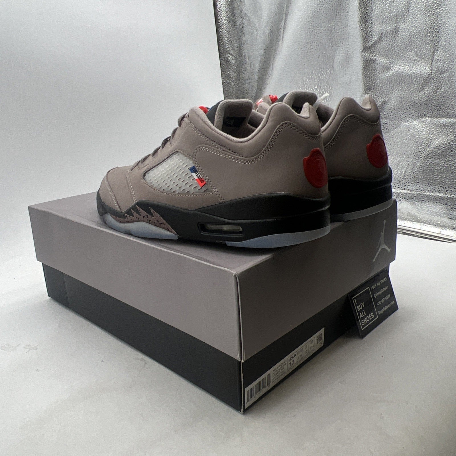 Size 13 - Paris Saint-Germain x Air Jordan 5 Retro Low Paname (DX6325-204)
