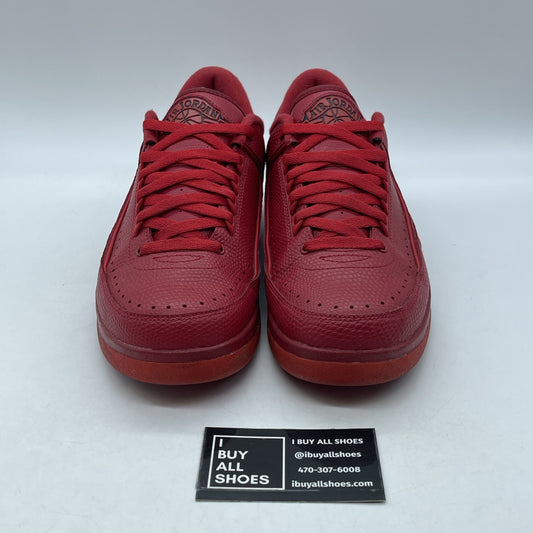 Size 9.5 - Air Jordan 2 Retro Low Gym Red Leather (832819-606)