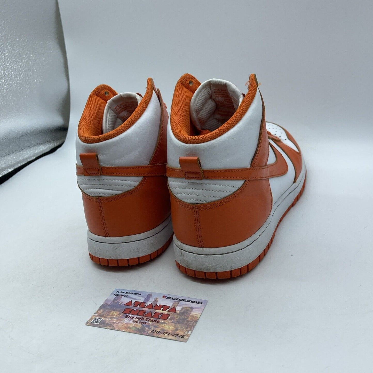 Size 11 - Nike Dunk SP 2021 High Syracuse Orange White Leather (DD1399-101)