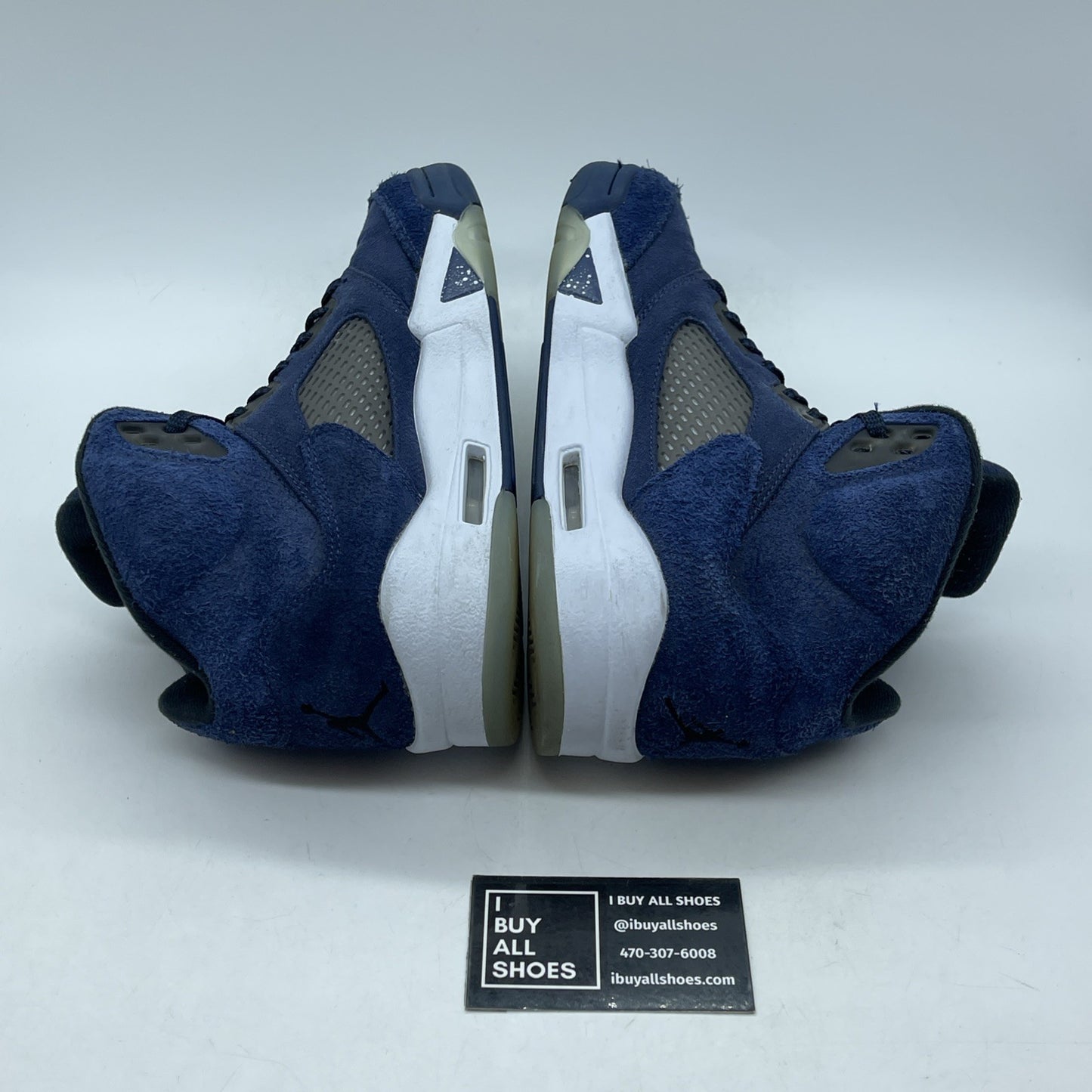 Size 8 - Air Jordan 5 Retro SE Midnight Navy Black Suede (FD6812-400)