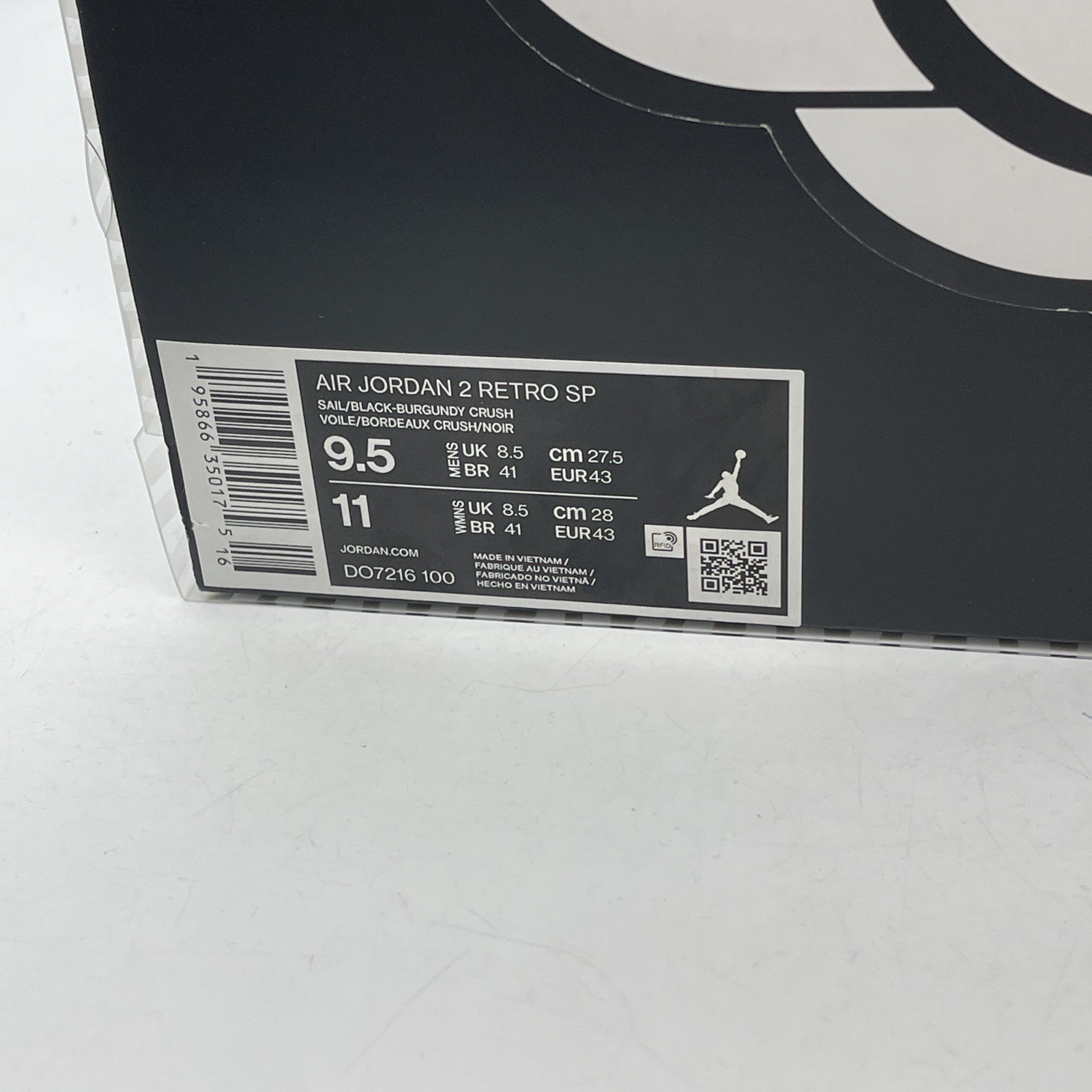 Size 9.5 - Air Jordan 2 A Ma Maniere (DO7216-100)