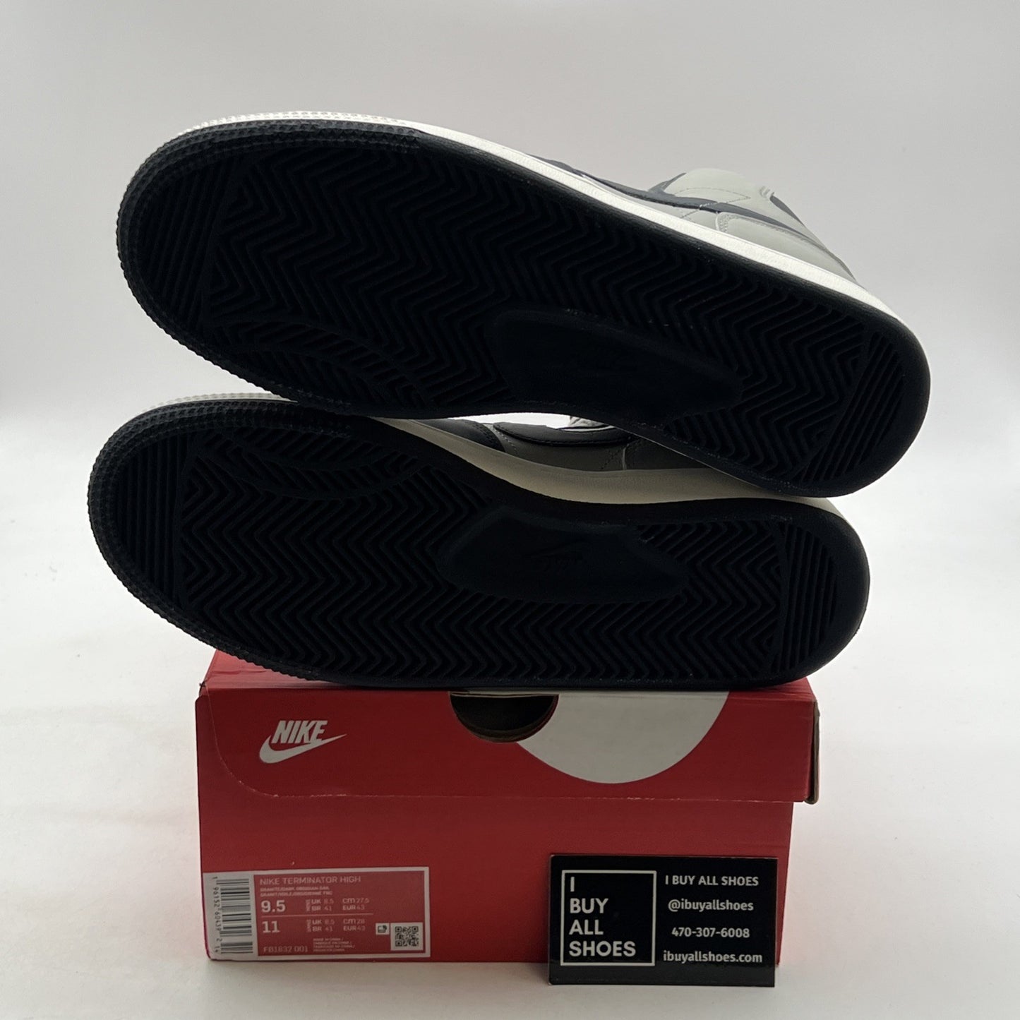Size 9.5 - Nike Terminator High Georgetown (FB1832-001)