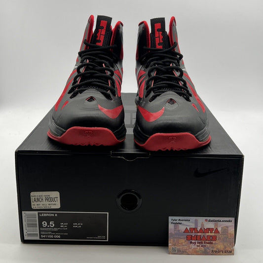 Size 9.5 - Nike Lebron 10 Heat Away (541100-006)