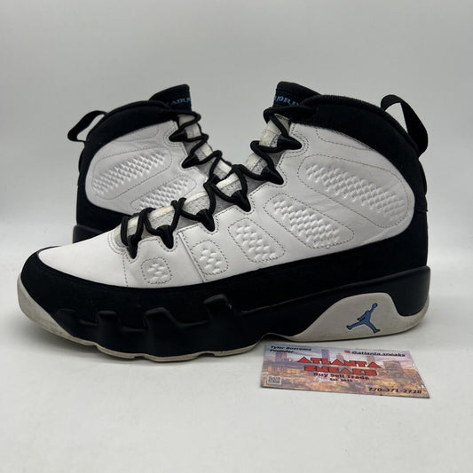 Size 9 - Jordan 9 Retro University Blue 2020 White Navy Leather (CT8019-140)