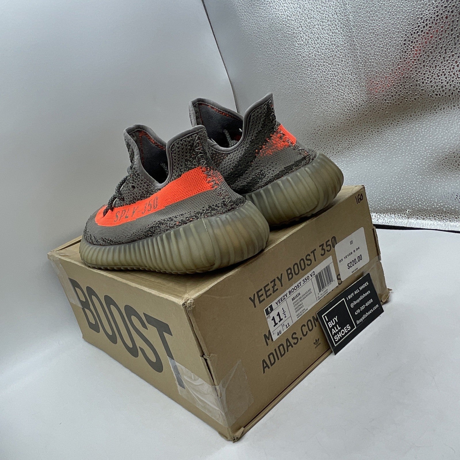 Size 11.5 - adidas Yeezy Boost 350 V2 Beluga (BB1826)