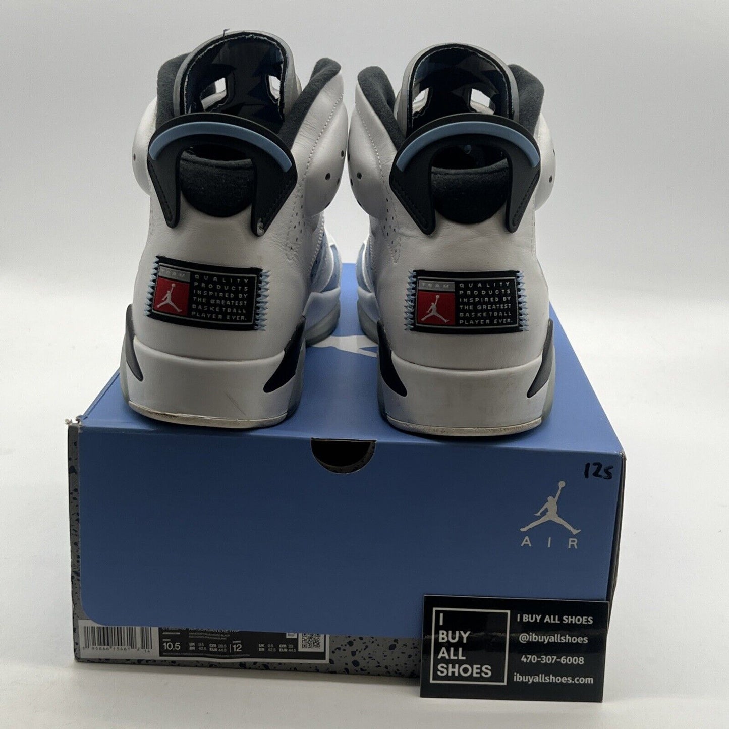 Size 10.5 - Air Jordan 6 Retro Mid UNC Home (CT8529-410)