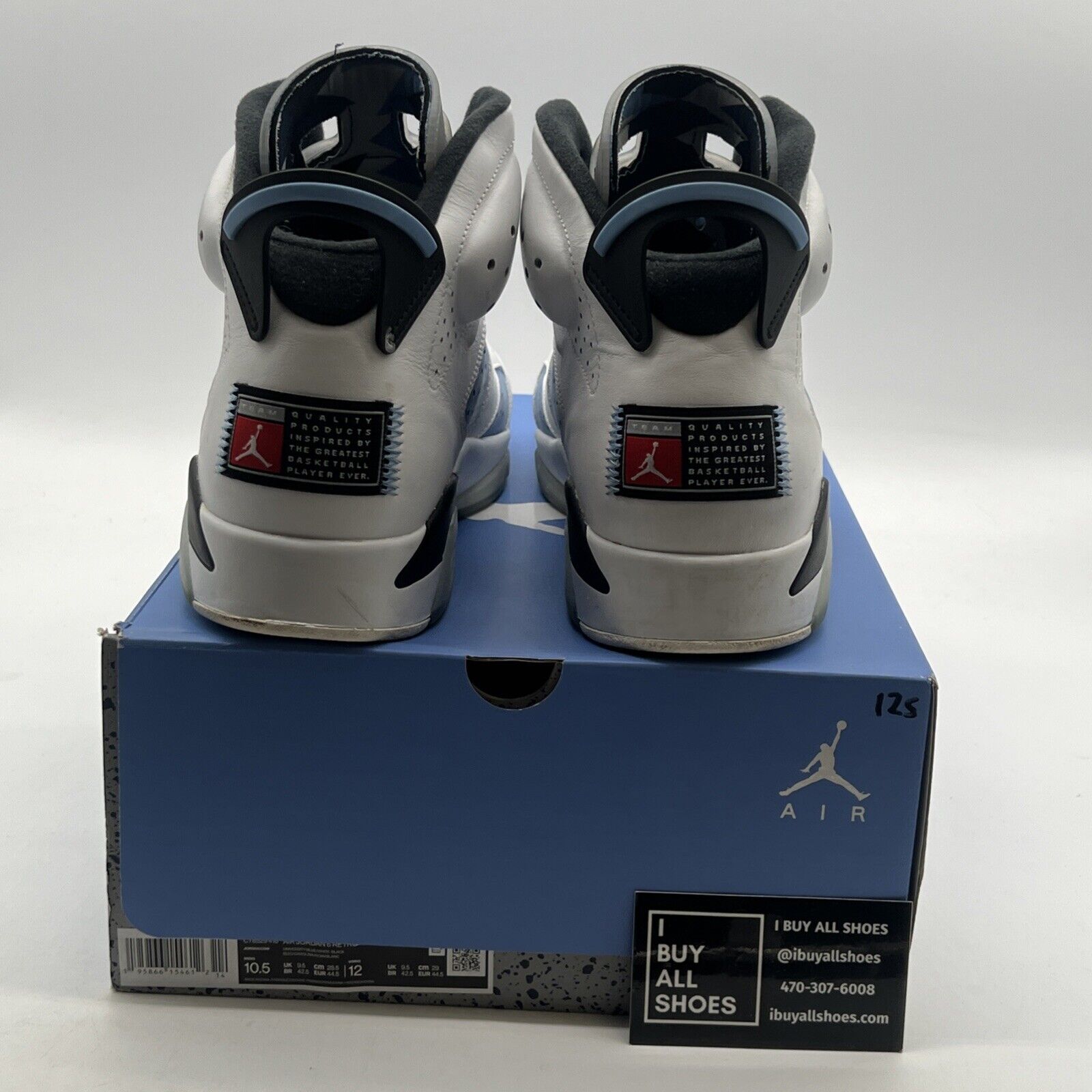 Size 10.5 - Air Jordan 6 Retro Mid UNC Home (CT8529-410)