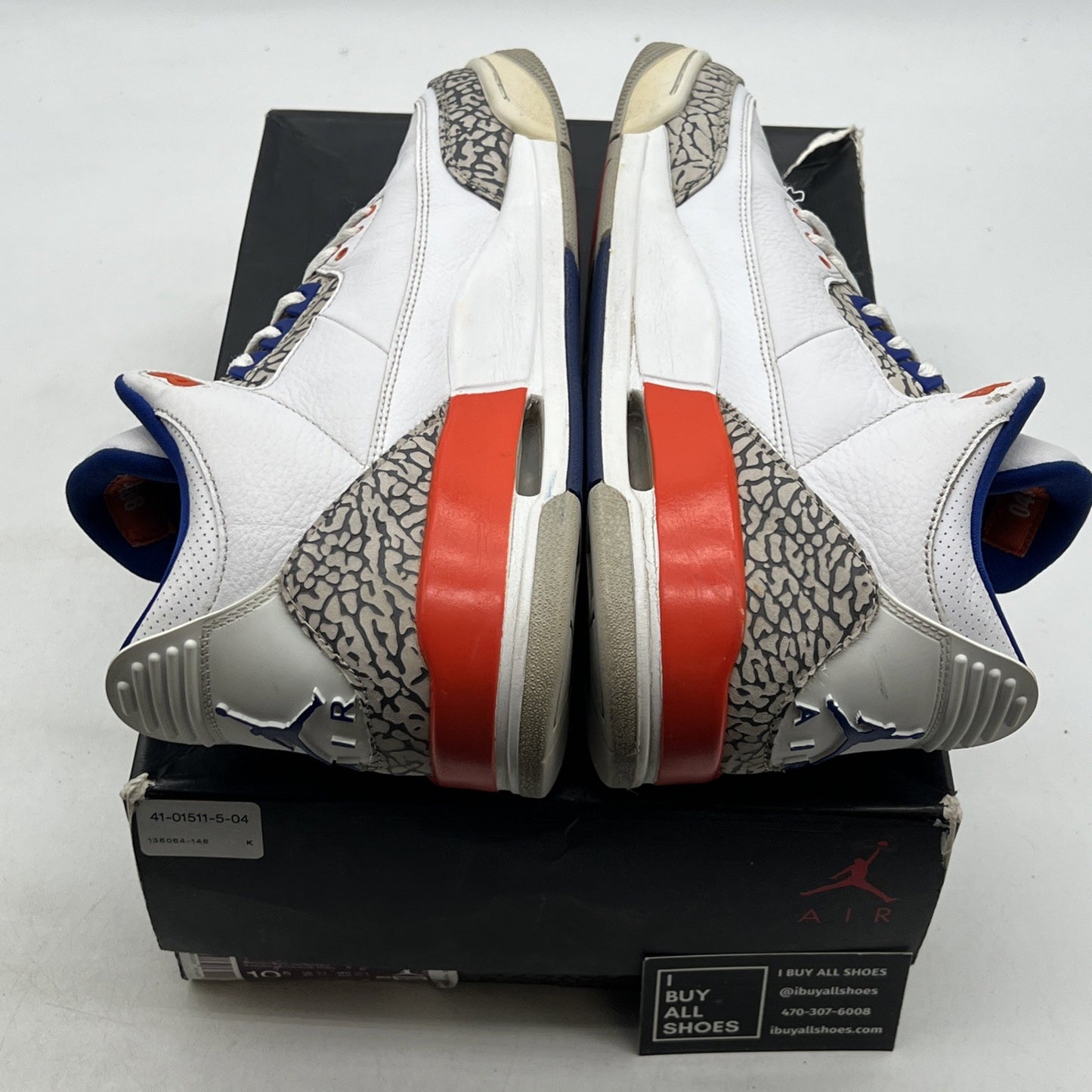 Size 10.5 - Air Jordan 3 Retro Knicks (136064-148)