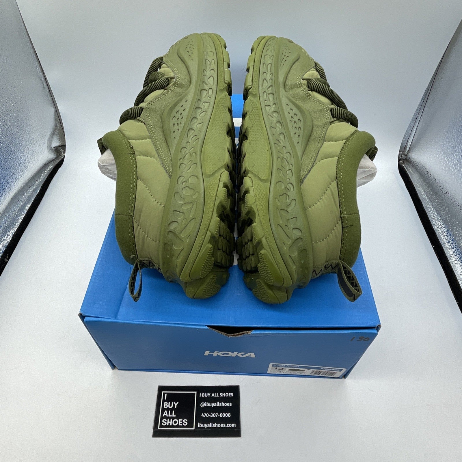 Size 12 - Limited edition Hoka One Ora Primo Olive Green Black (1141570)