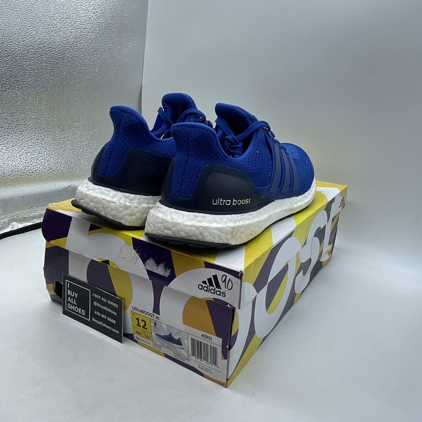 Size 12 - Adidas UltraBoost 2.0 Collegiate Royal (AQ5932)