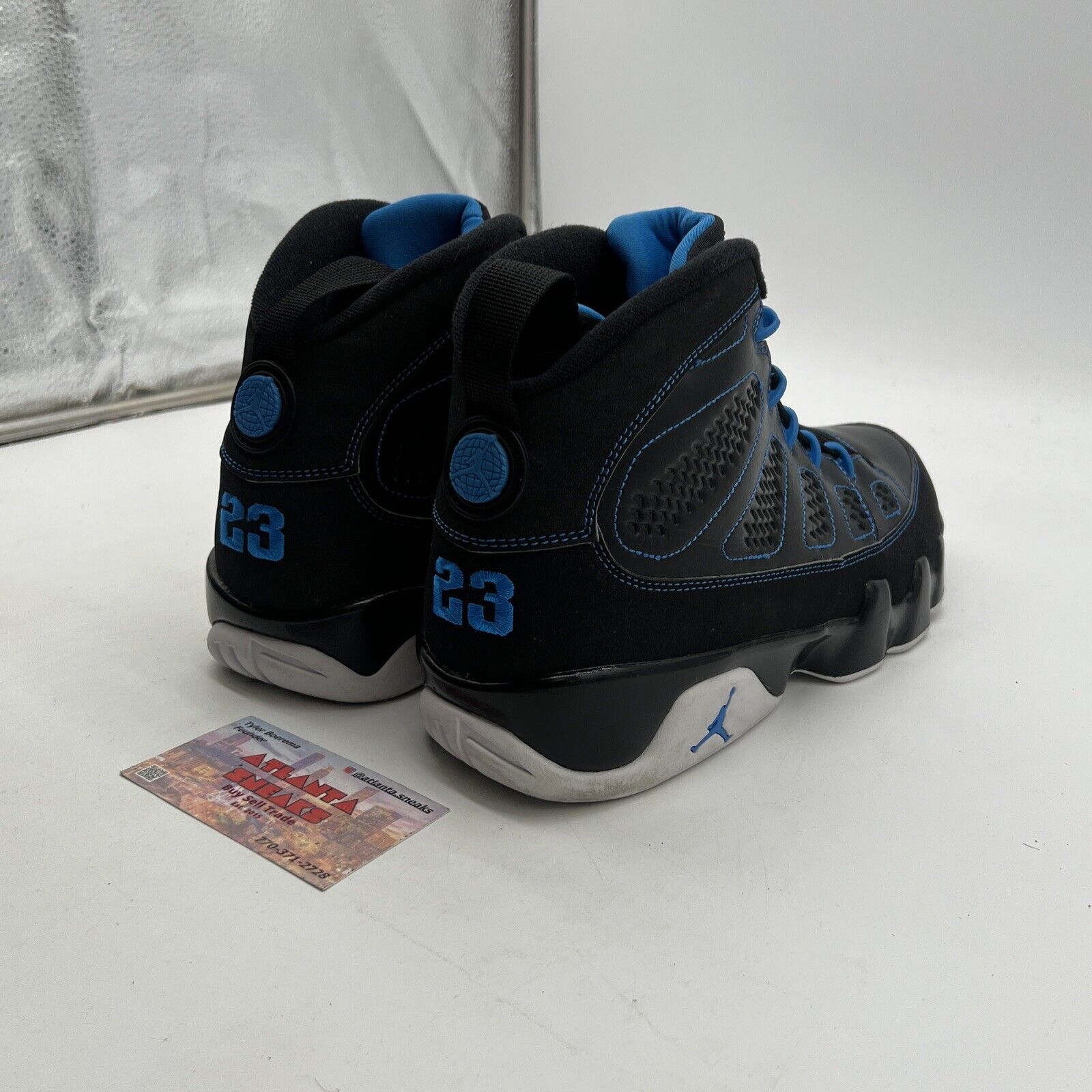 Size 10 - Air Jordan 9 Retro Photo Blue (302370-007)