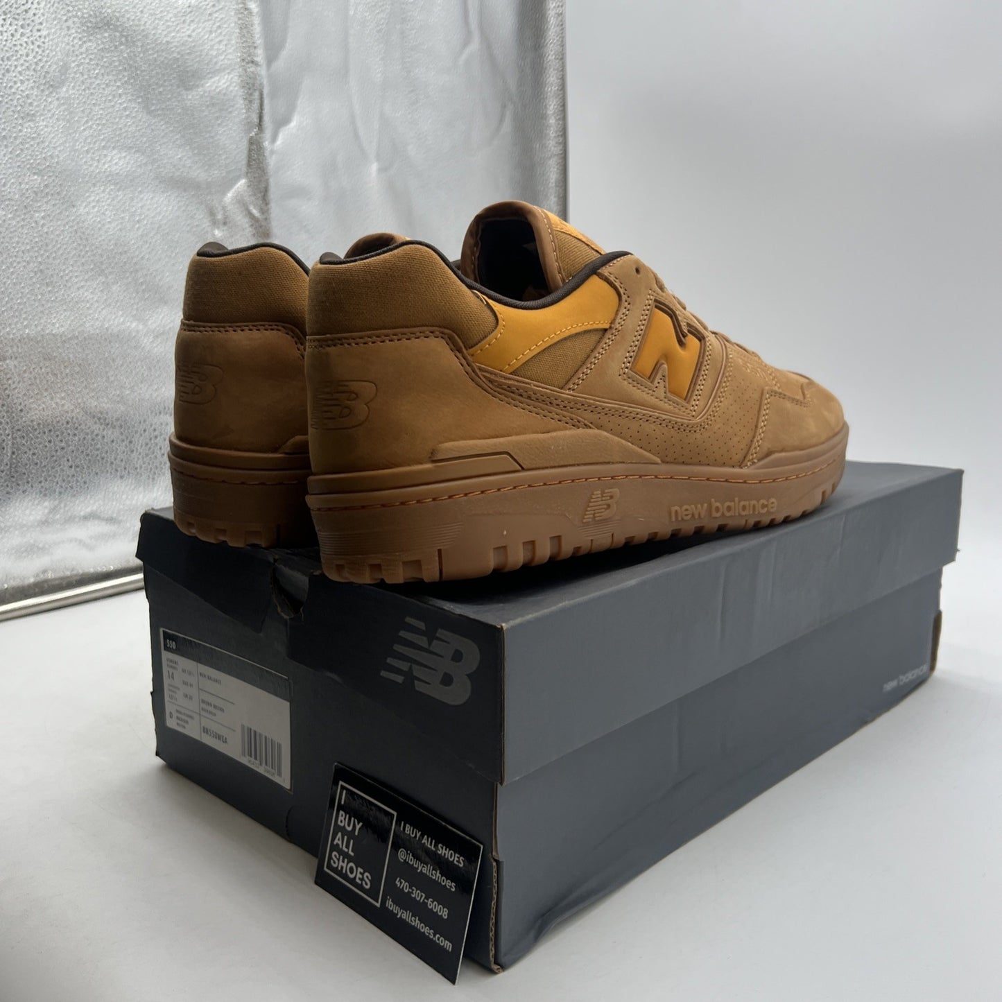 Size 14 - New Balance 550 Wheat (BB550WEA)
