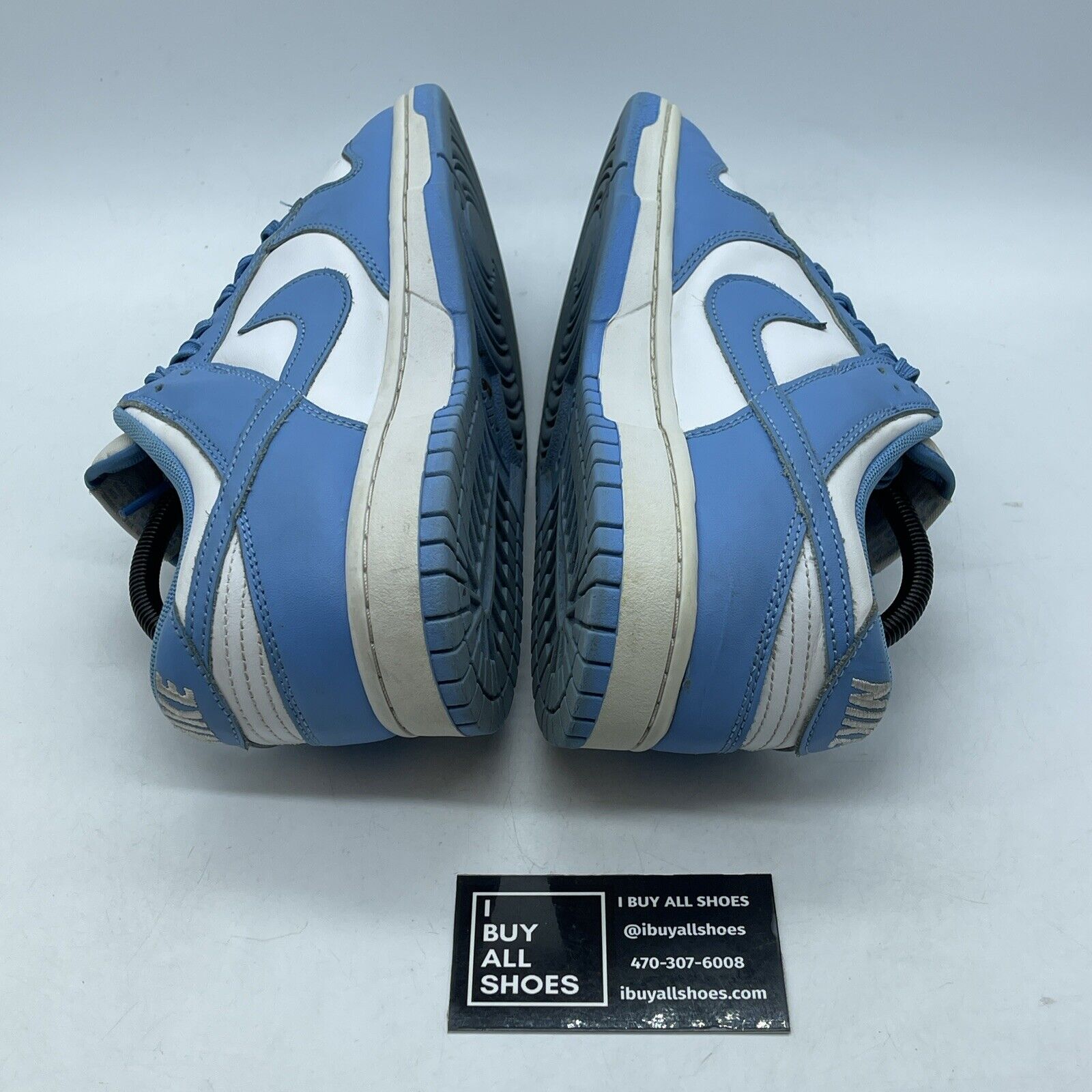 Size 9 - Nike Dunk Low University Blue White Suede Leather (DD1391-102)