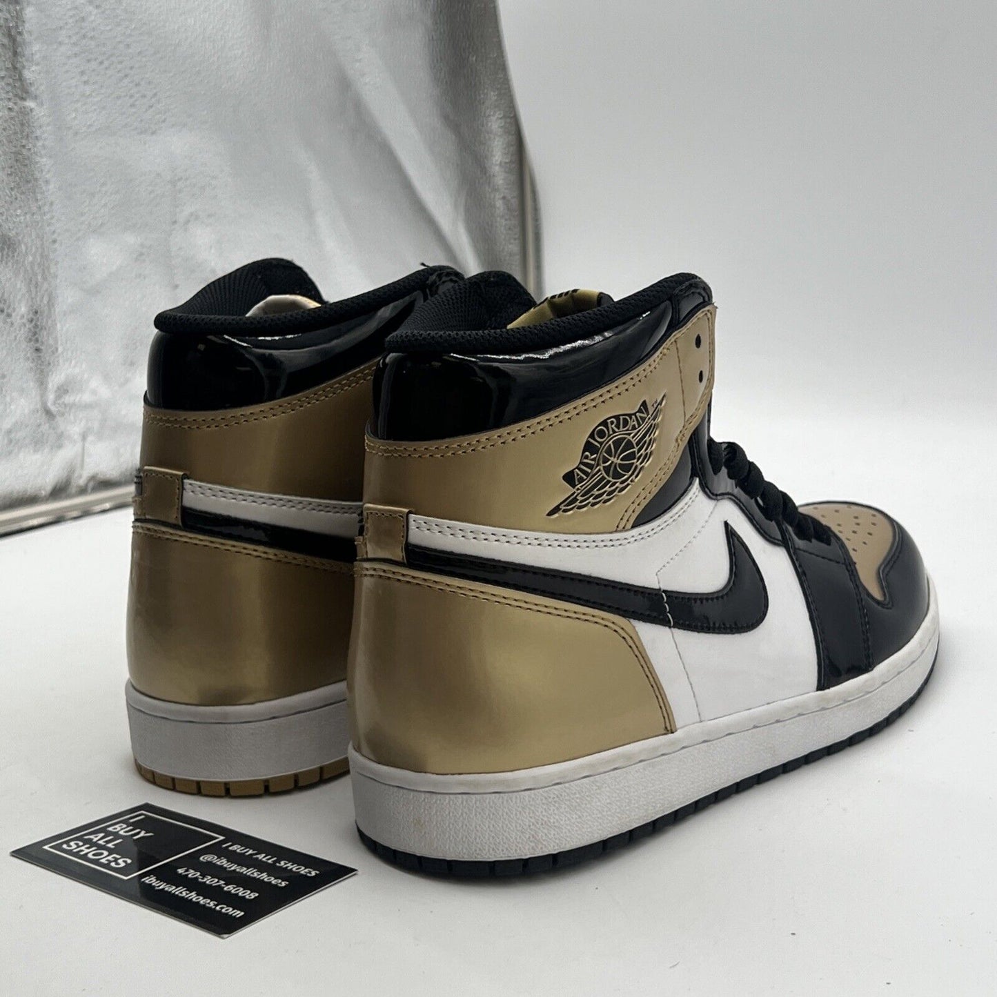 Size 10 - Air Jordan 1 Retro OG NRG High Gold Top 3 (861428-001)
