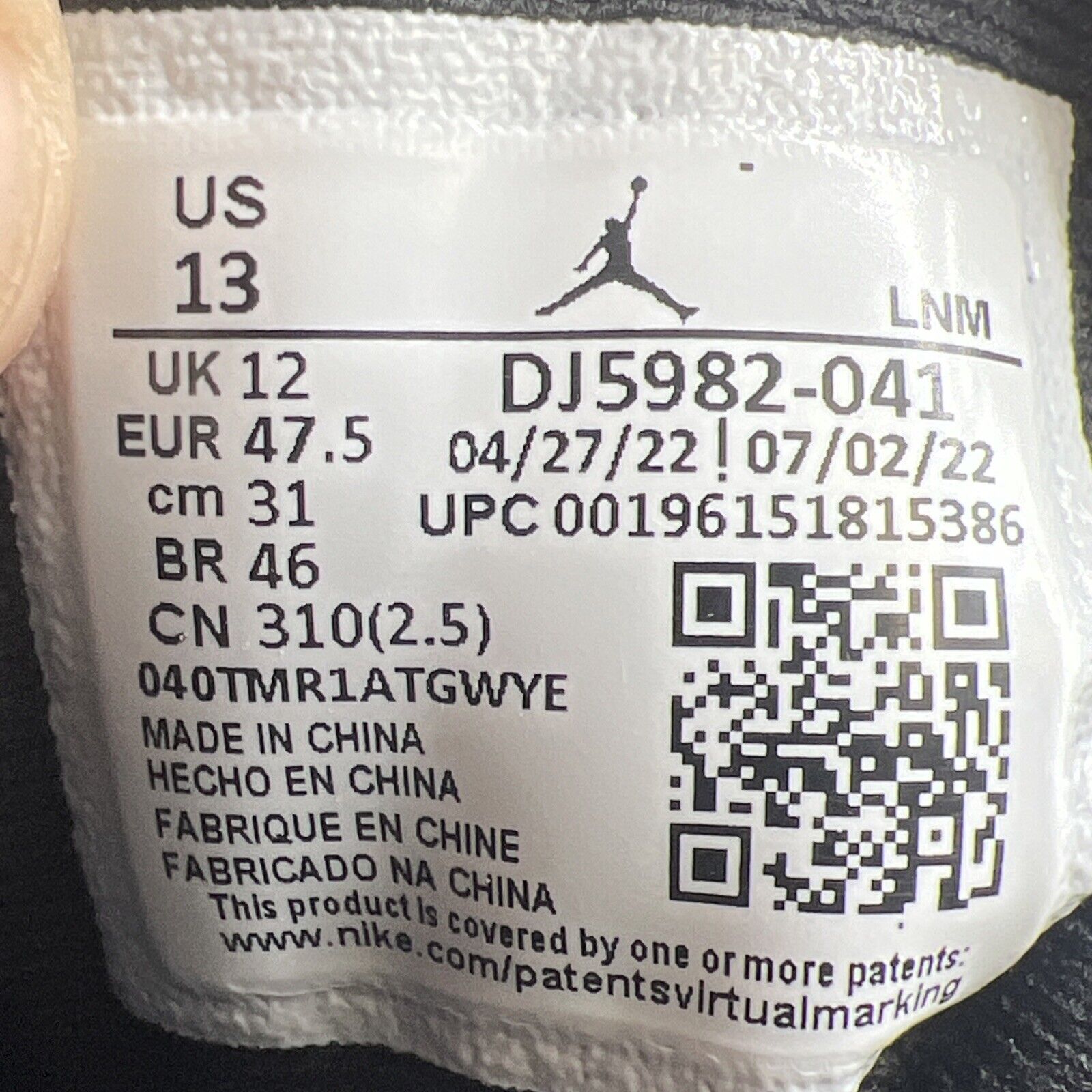 Size 13 - Air Jordan 13 Retro Mid Black University Blue (DJ5982-041)