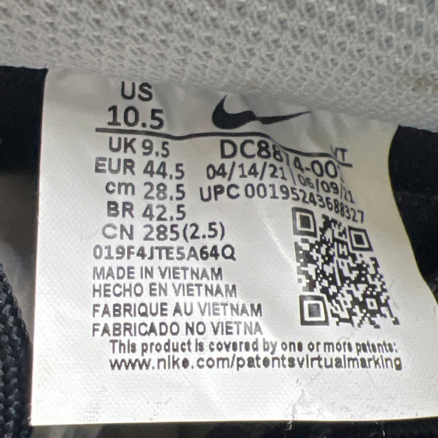 Size 10.5 - Nike Air Force 1 Shoes NBA '75th Anniversary '07 LV8 (DC8874-001)