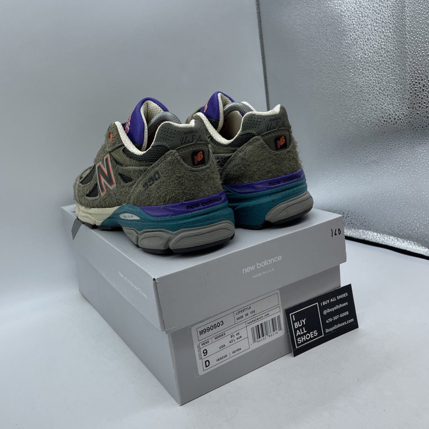 Size 9 - New Balance YCMC x 990v3 Made in USA Trailblazers Suede (M990S03)
