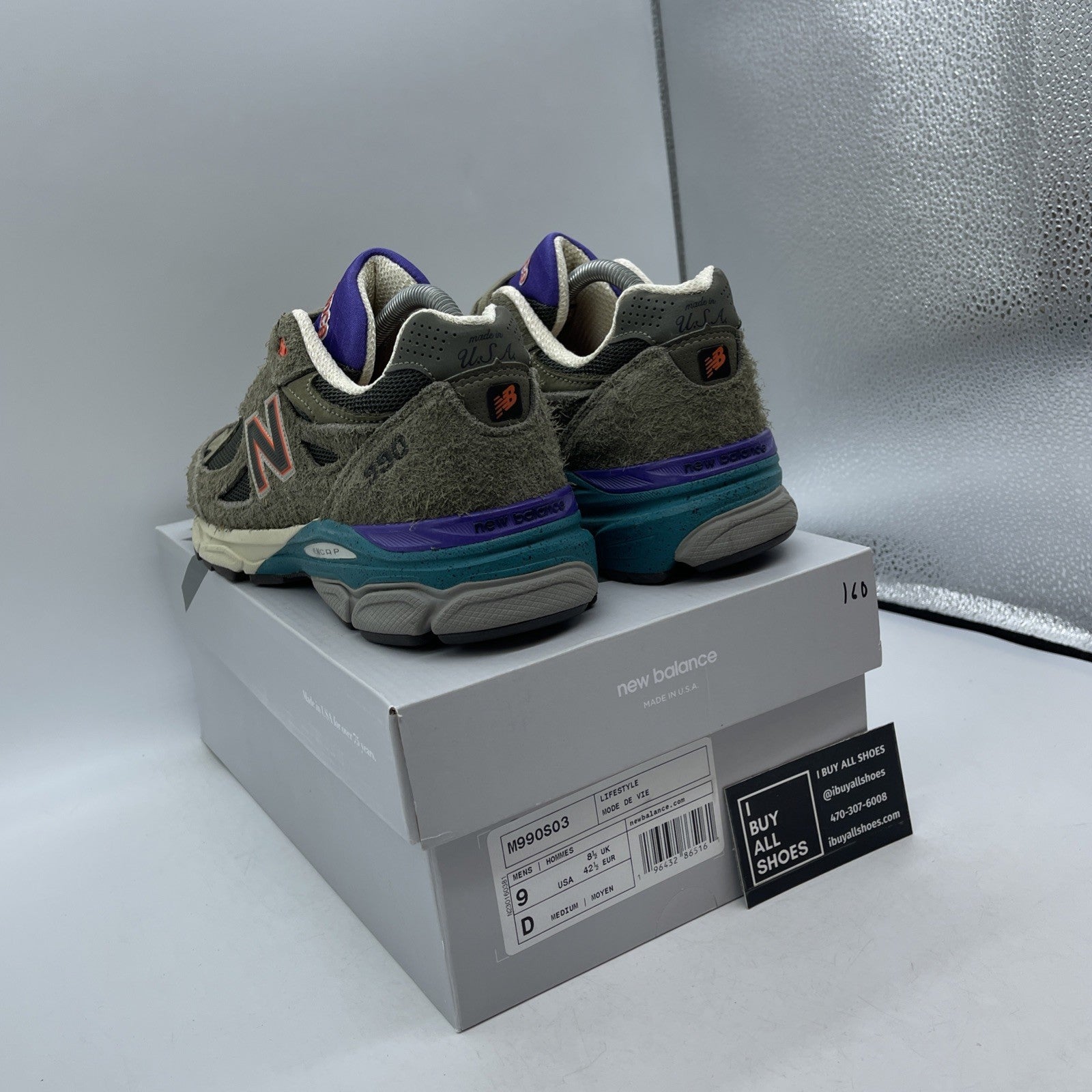 Size 9 - New Balance YCMC x 990v3 Made in USA Trailblazers Suede (M990S03)