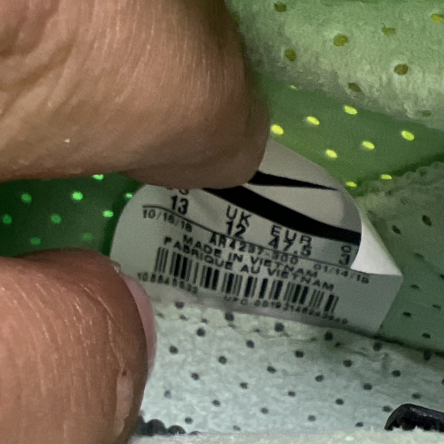 Size 13 - Nike Air Fear Of God 1 Frosted Spruce (AR4237-300)
