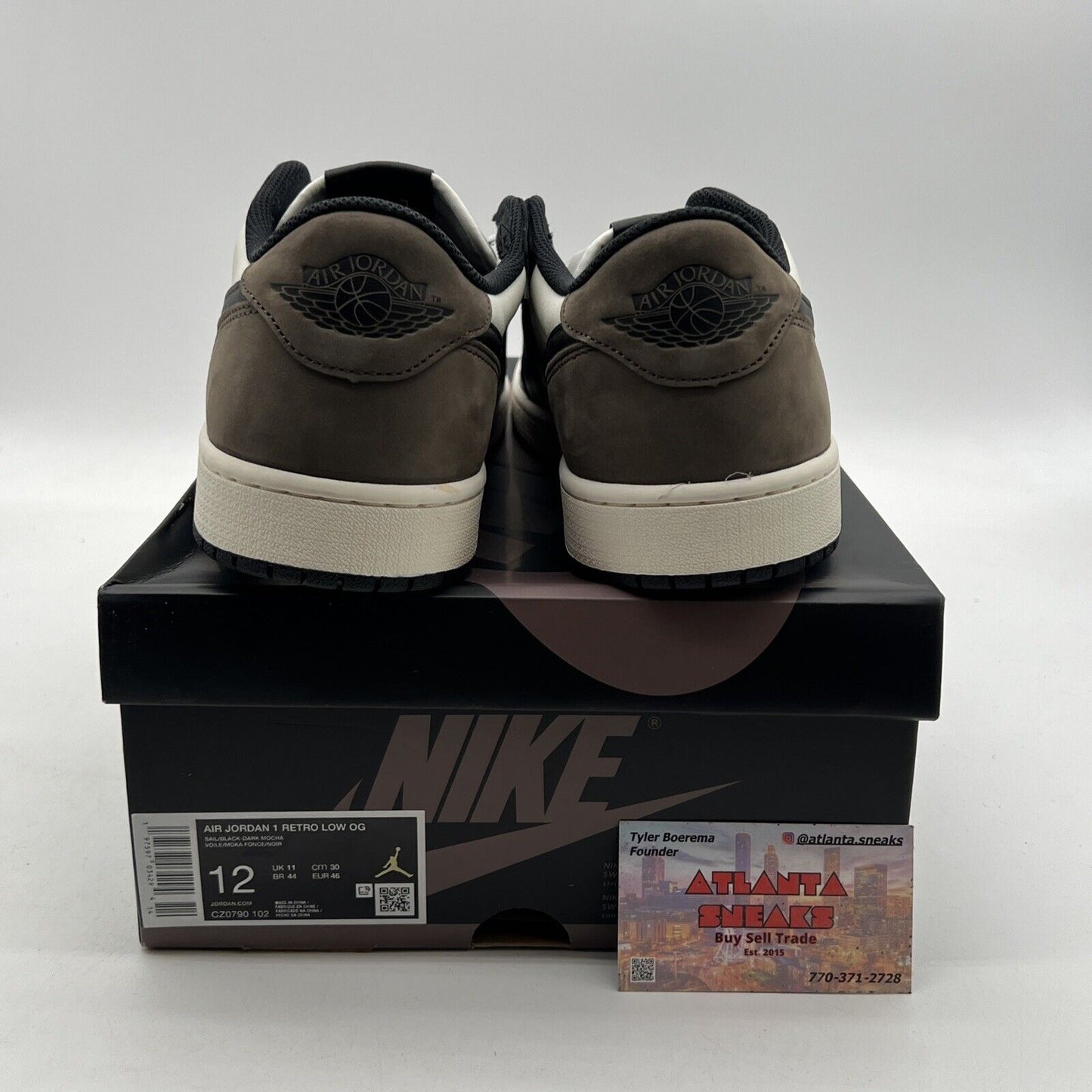 Size 12 - Air Jordan 1 Retro OG Low Mocha (CZ0790-102)