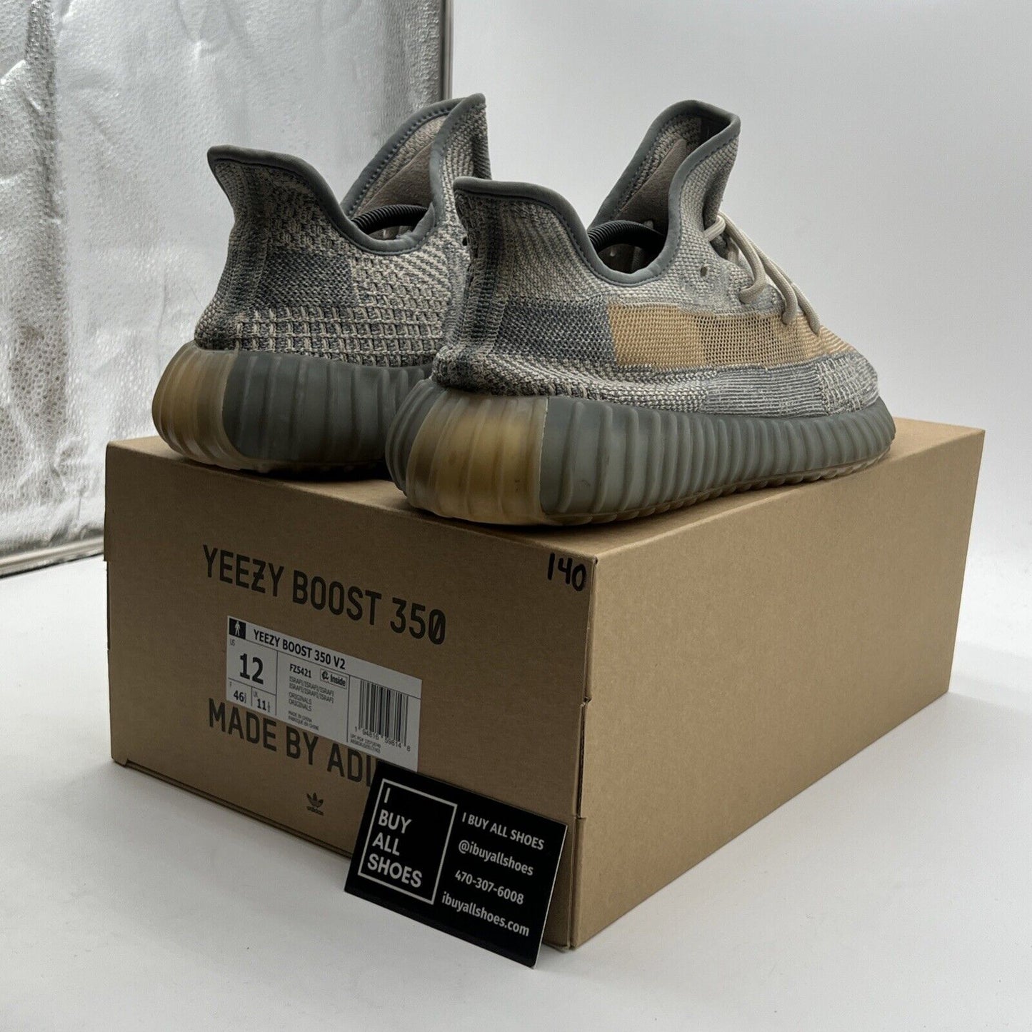 Size 12 - Adidas Yeezy Boost 350 V2 Low Israfil (FZ5421)