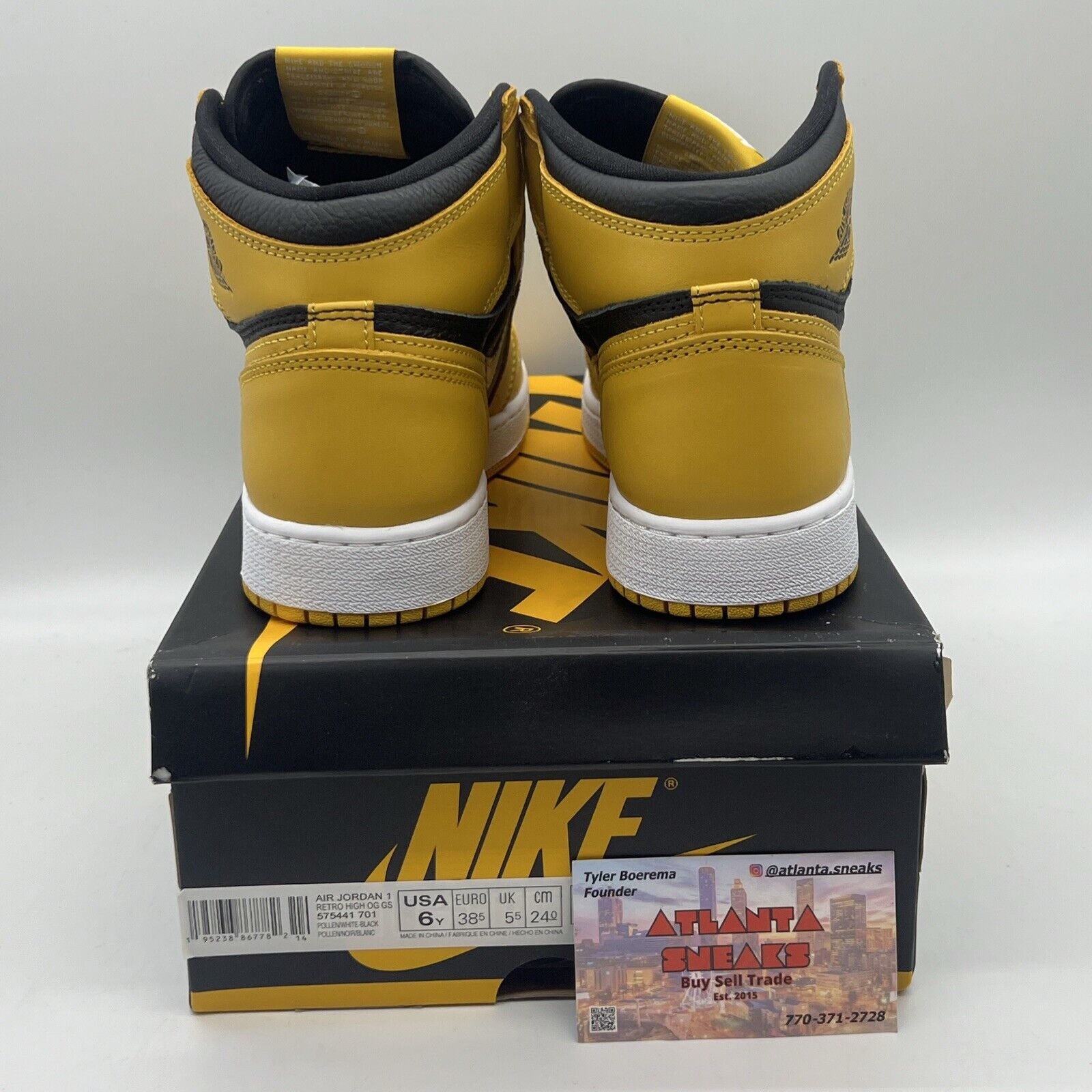 Size 6 - Jordan 1 Retro OG High Pollen Brand New Og All