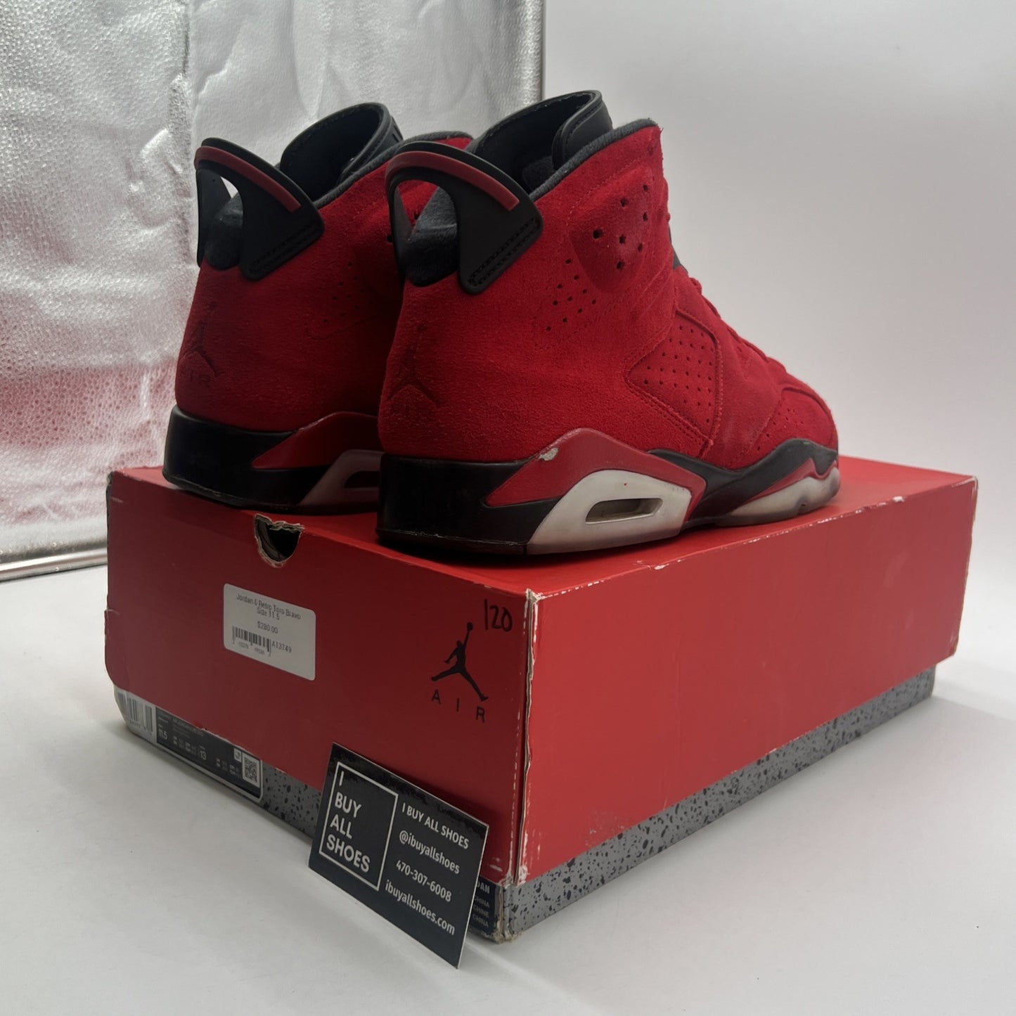 Size 11.5 - Air Jordan 6 Retro Toro Bravo (CT8529-600)