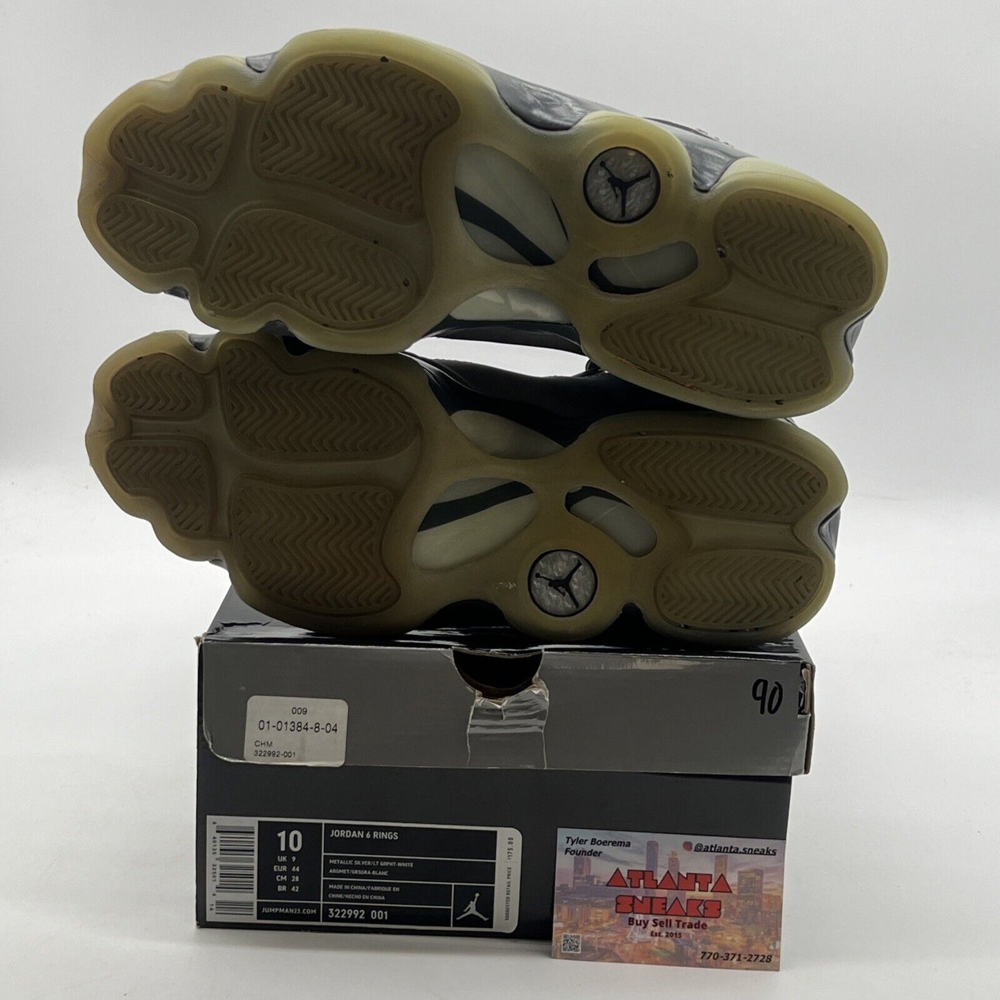 Size 10 - Air Jordan 6 Rings 3M - (322992-001)