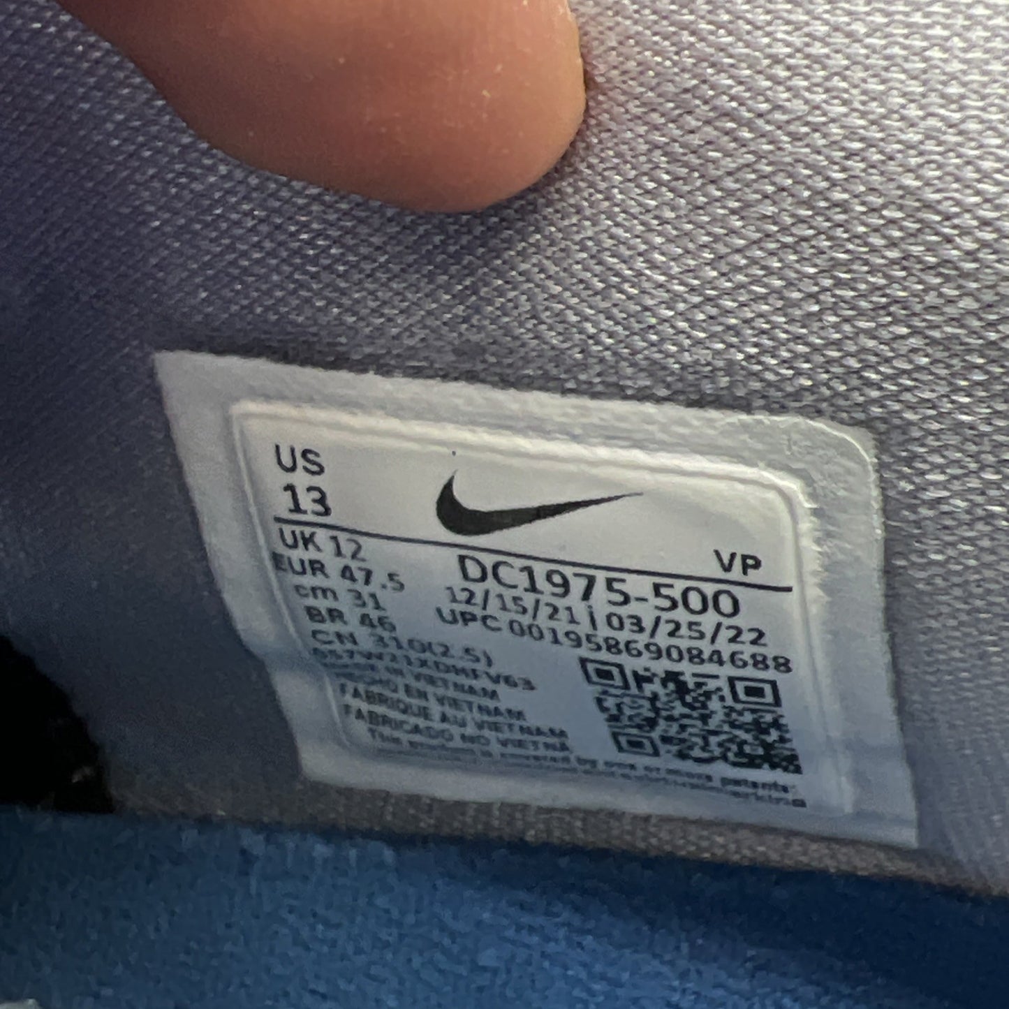 Size 13 - Nike KD 15 'Nightmare 2022' "Pyschic Purple/Marina Blue" (DC1975-500)