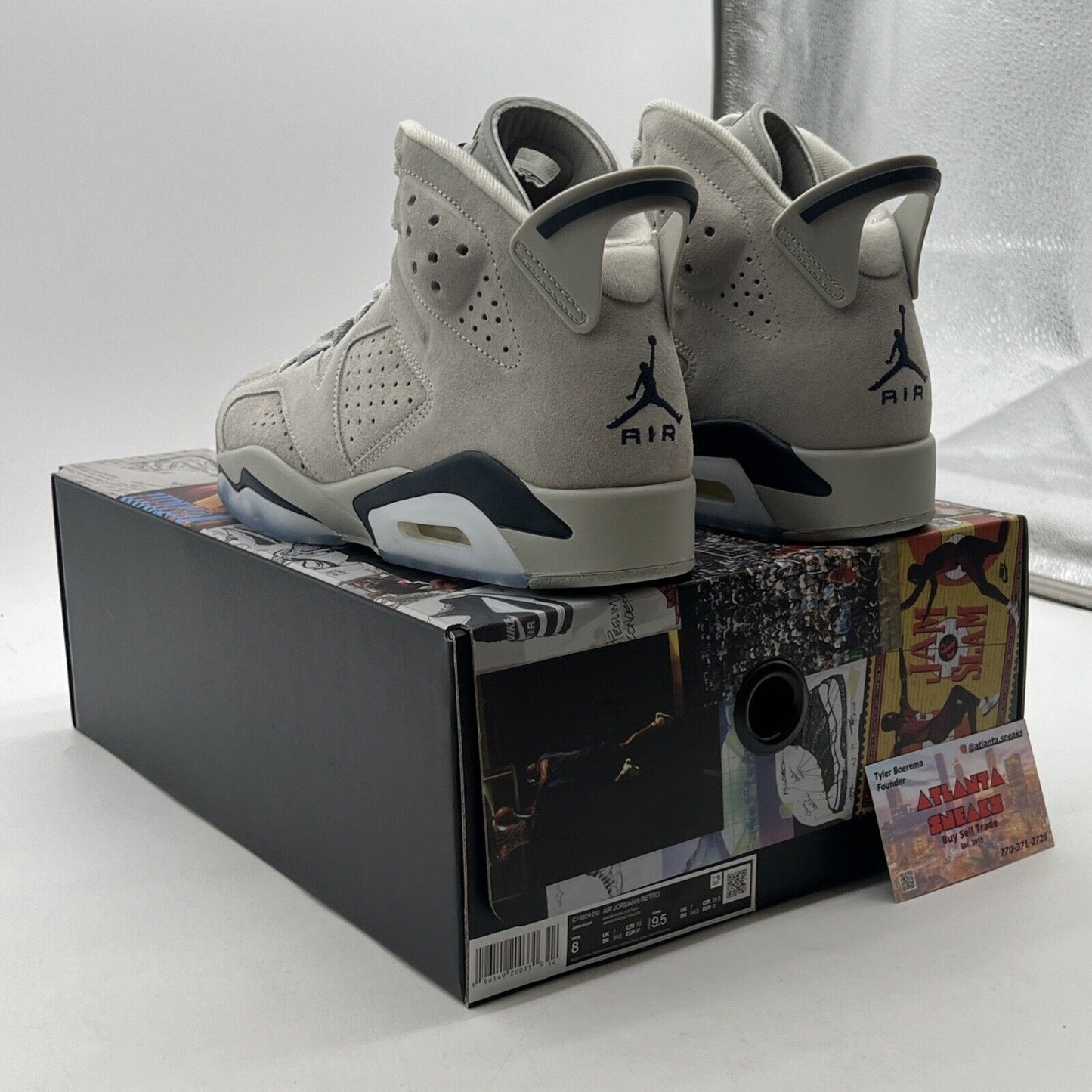 Size 8 - Air Jordan 6 Retro Mid Georgetown (CT8529-012)